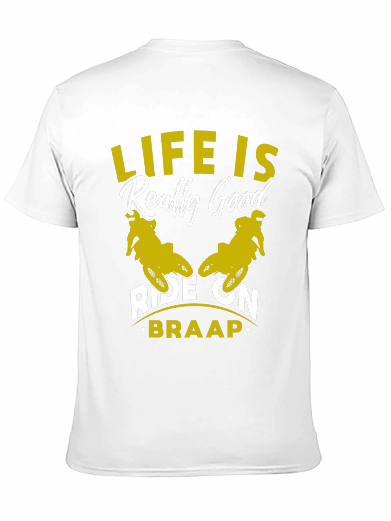 Black Life Is Really Good Ride On - Braap T-Shirt view 11