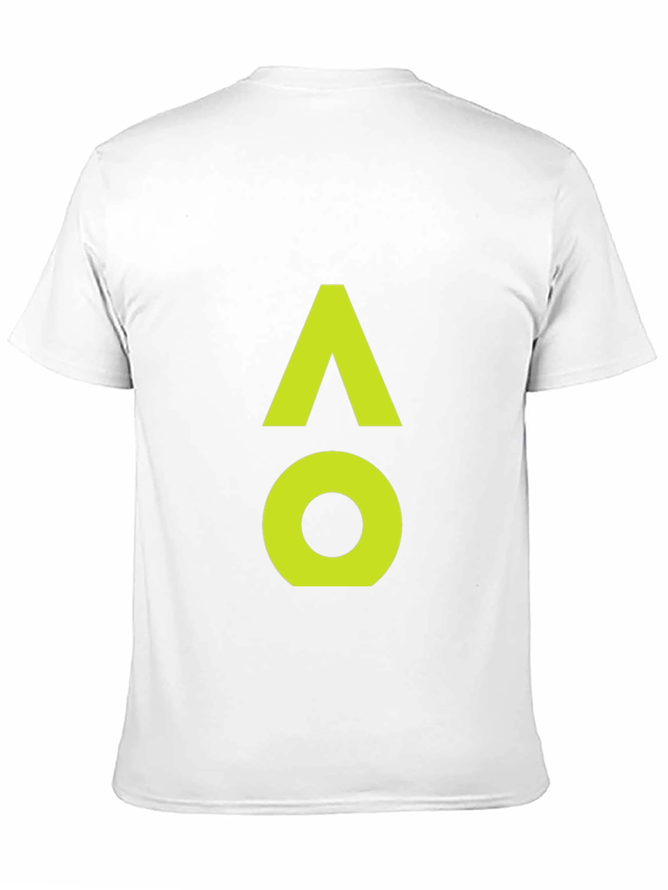Black AO Symbol Graphic Tee - Modern Minimalist Design view 11