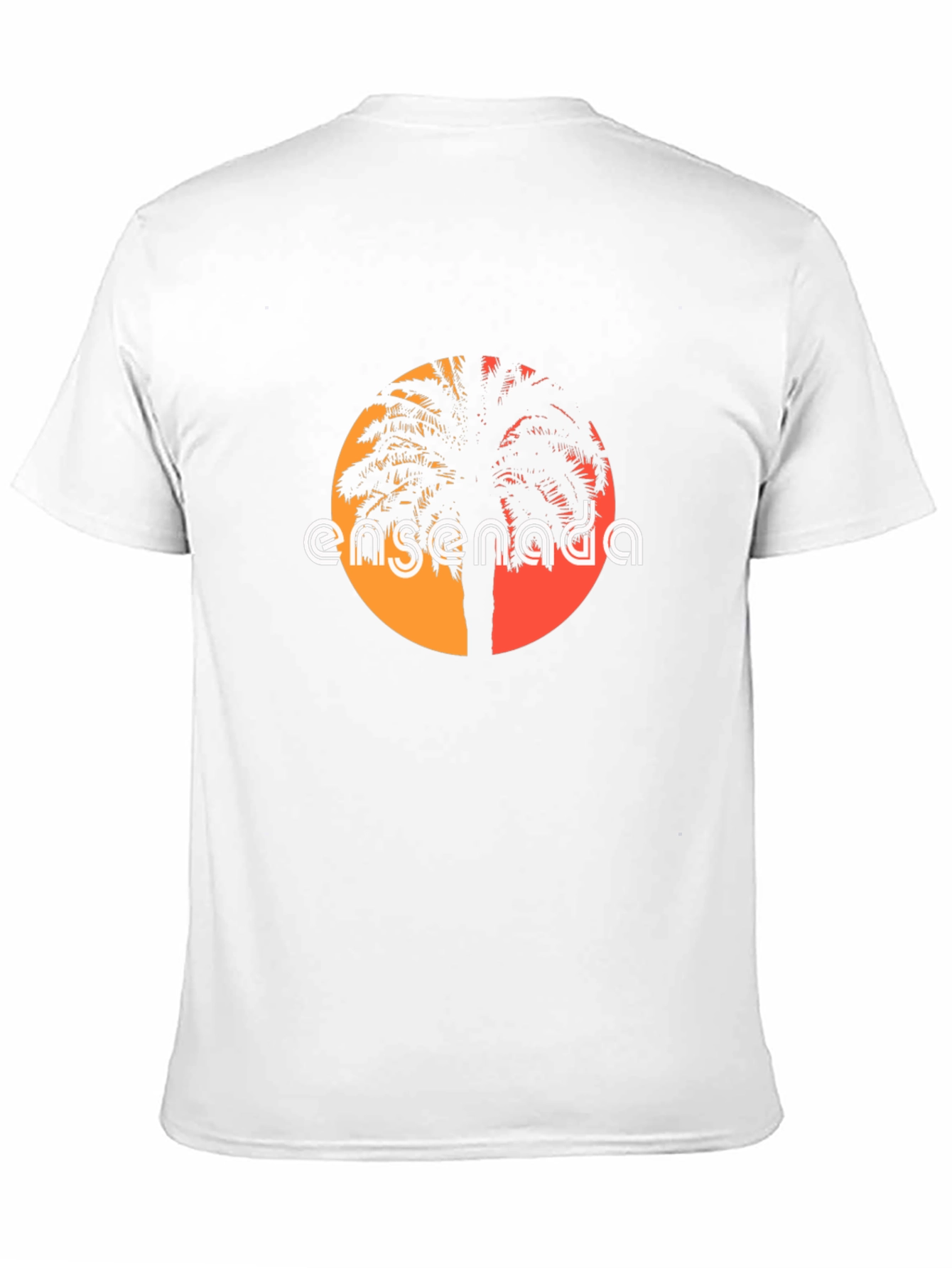 Black Ensenada Palm Tree Graphic Tee - Black view 11