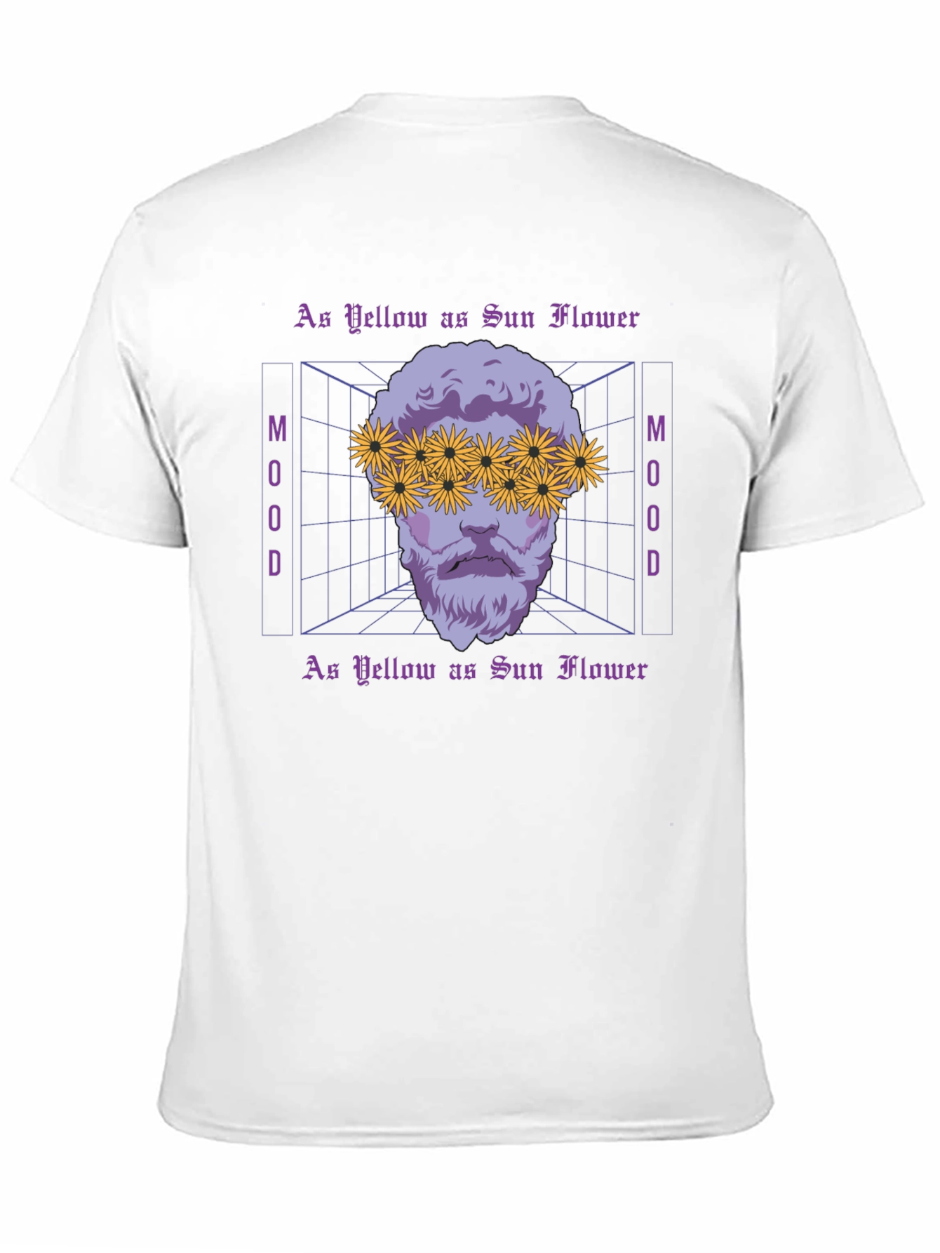 Black Sun Flower Mood T-Shirt view 11