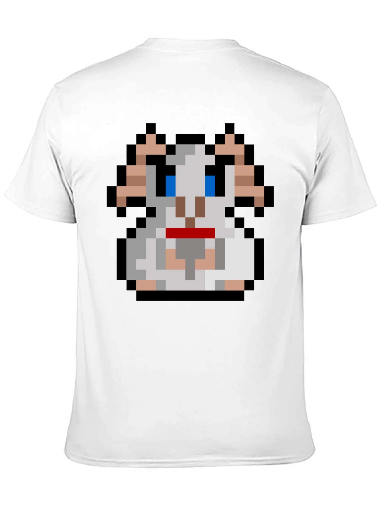 Black Pixel Goat T-Shirt - Retro Gaming Style view 11
