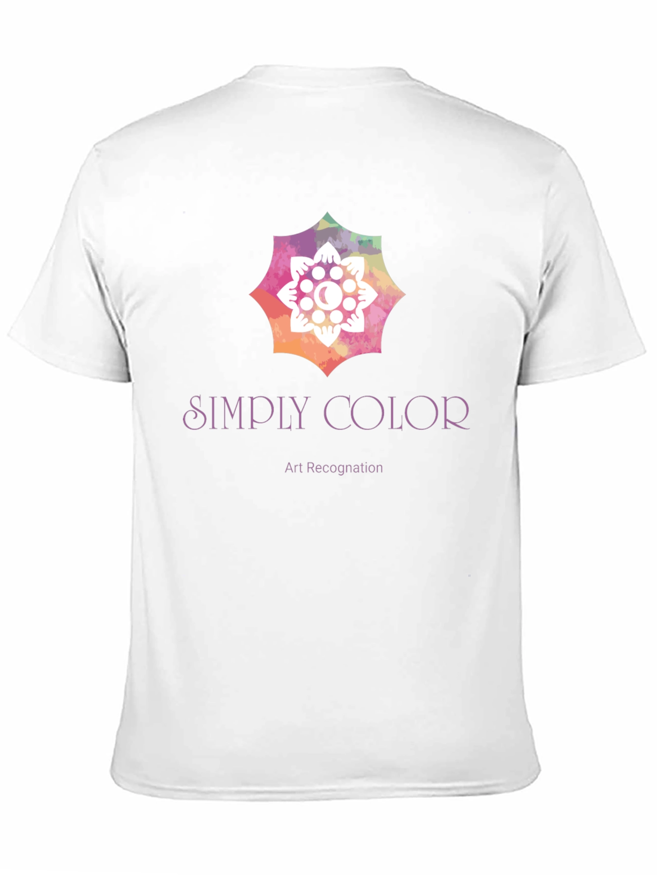 Black Simply Color Art Recognition Graphic Tee view 11