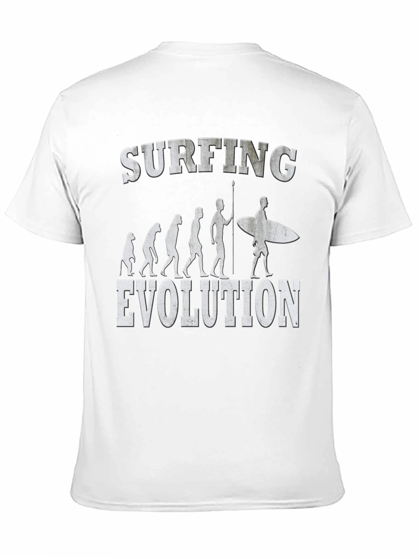 Black Surfing Evolution Graphic Tee - Black Cotton view 11