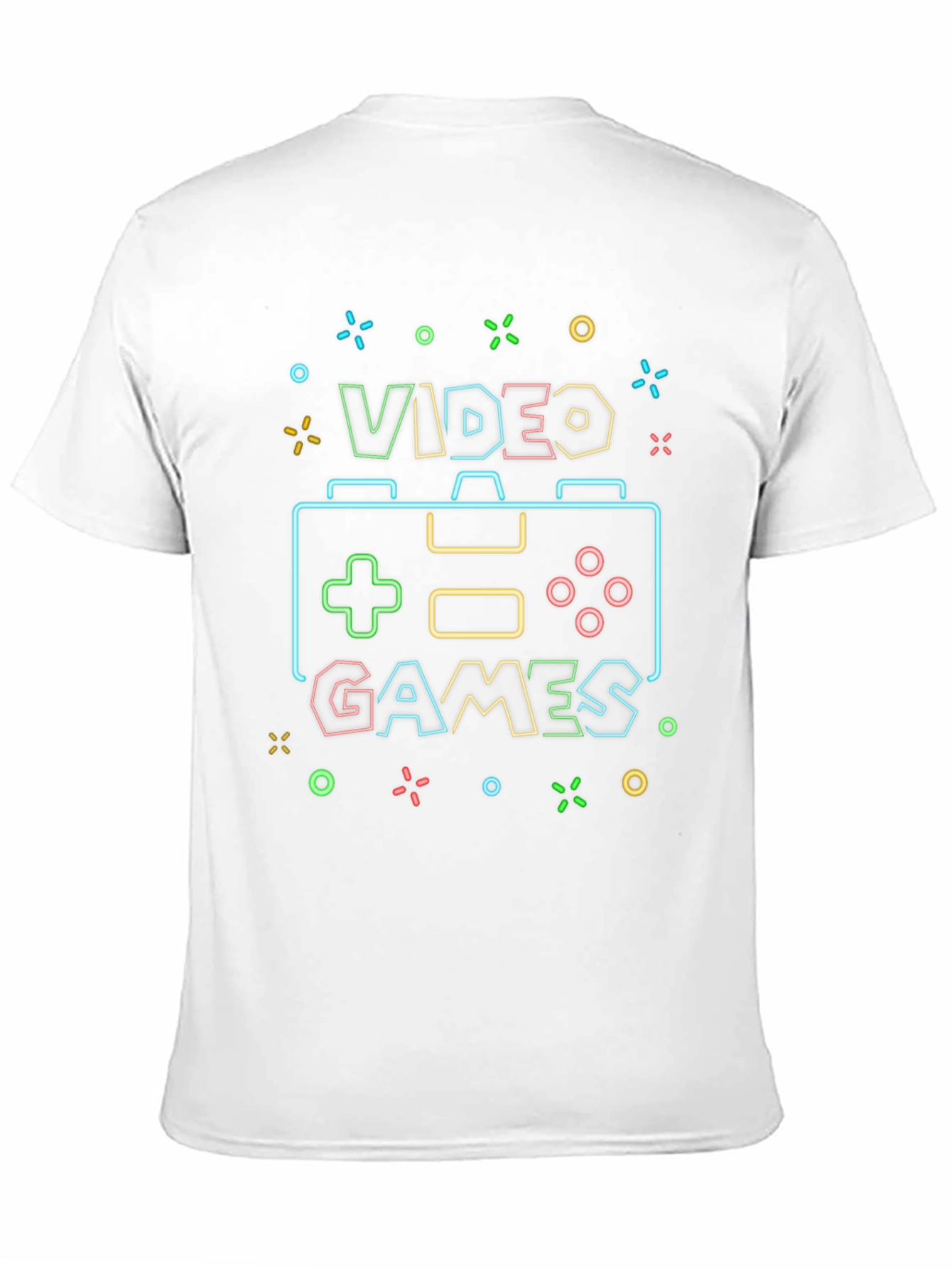 Black Video Games Controller Graphic Tee - Fun Casual Style view 11