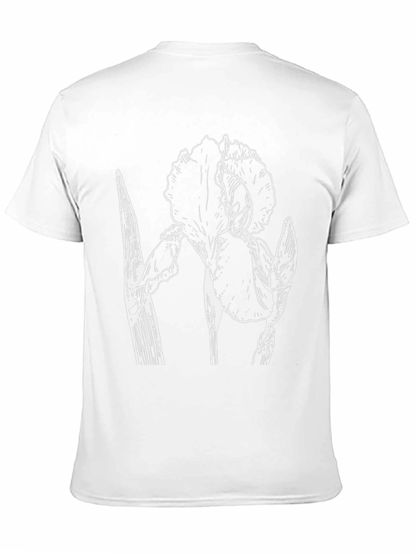 Black Floral Graphic Print Black Crew Neck T-Shirt view 11