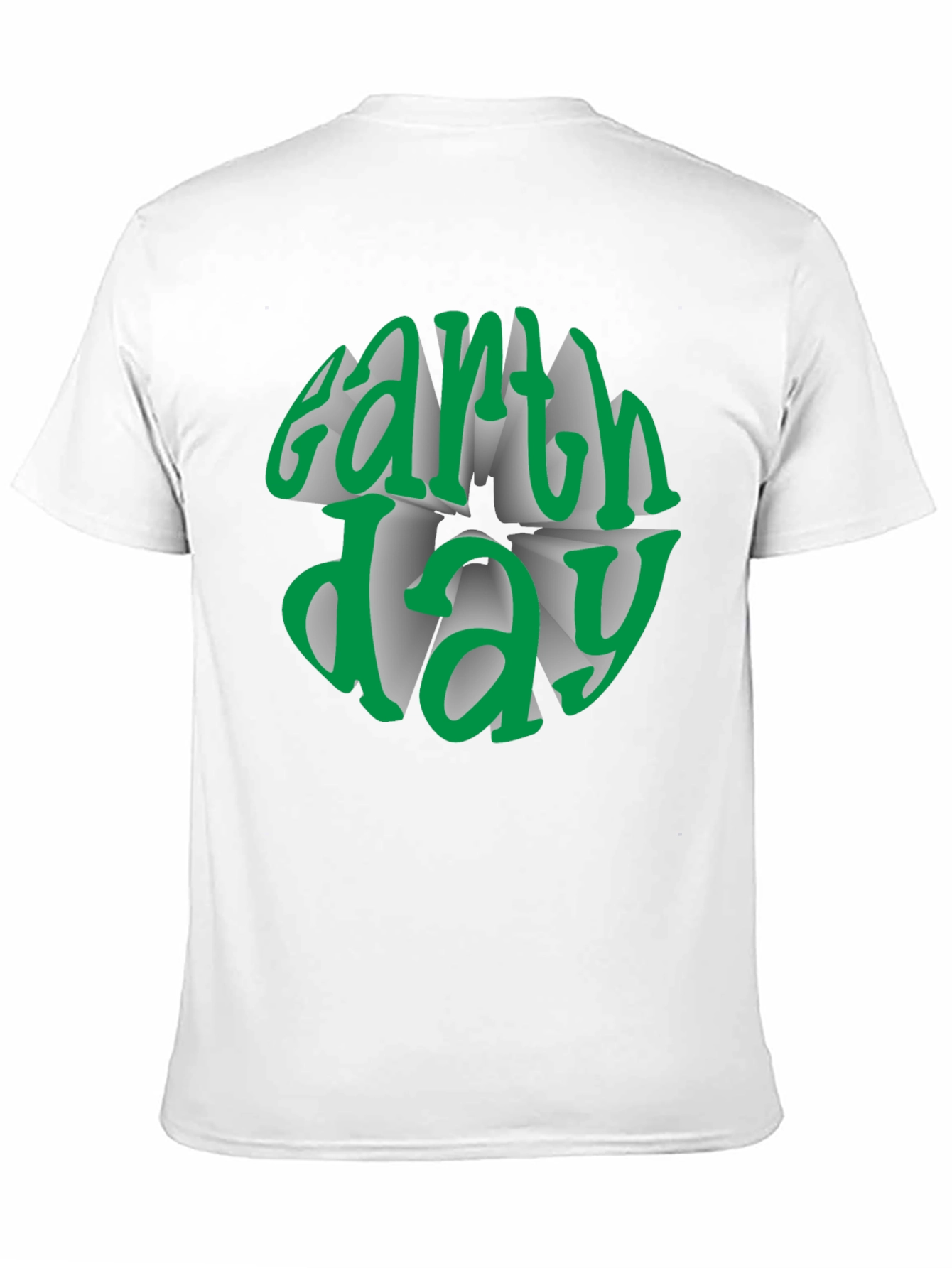 Black Earth Day Graphic Tee - Black Cotton T-Shirt view 11