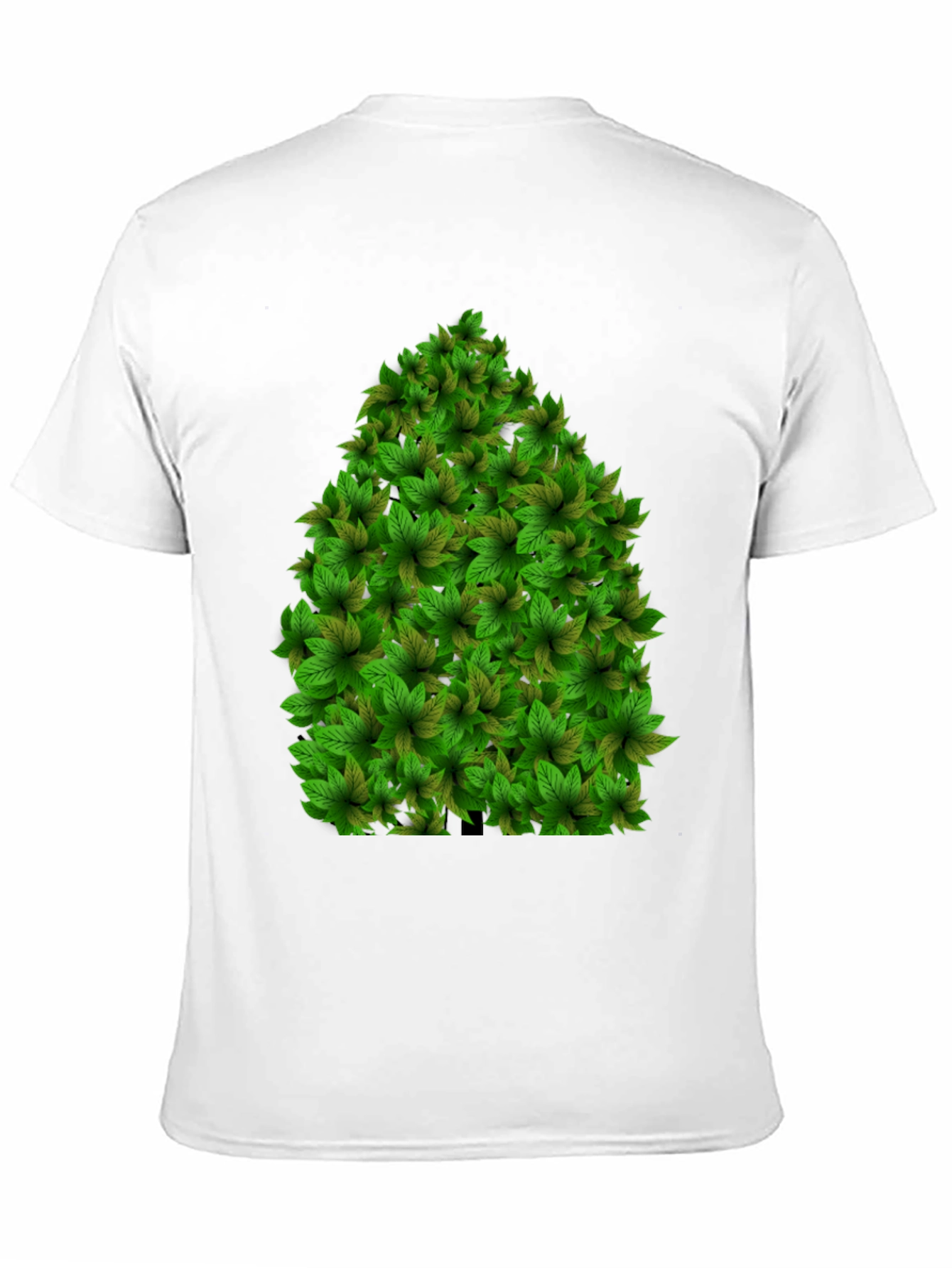Black Leaf Tree Graphic Tee - Unique Nature Design view 11