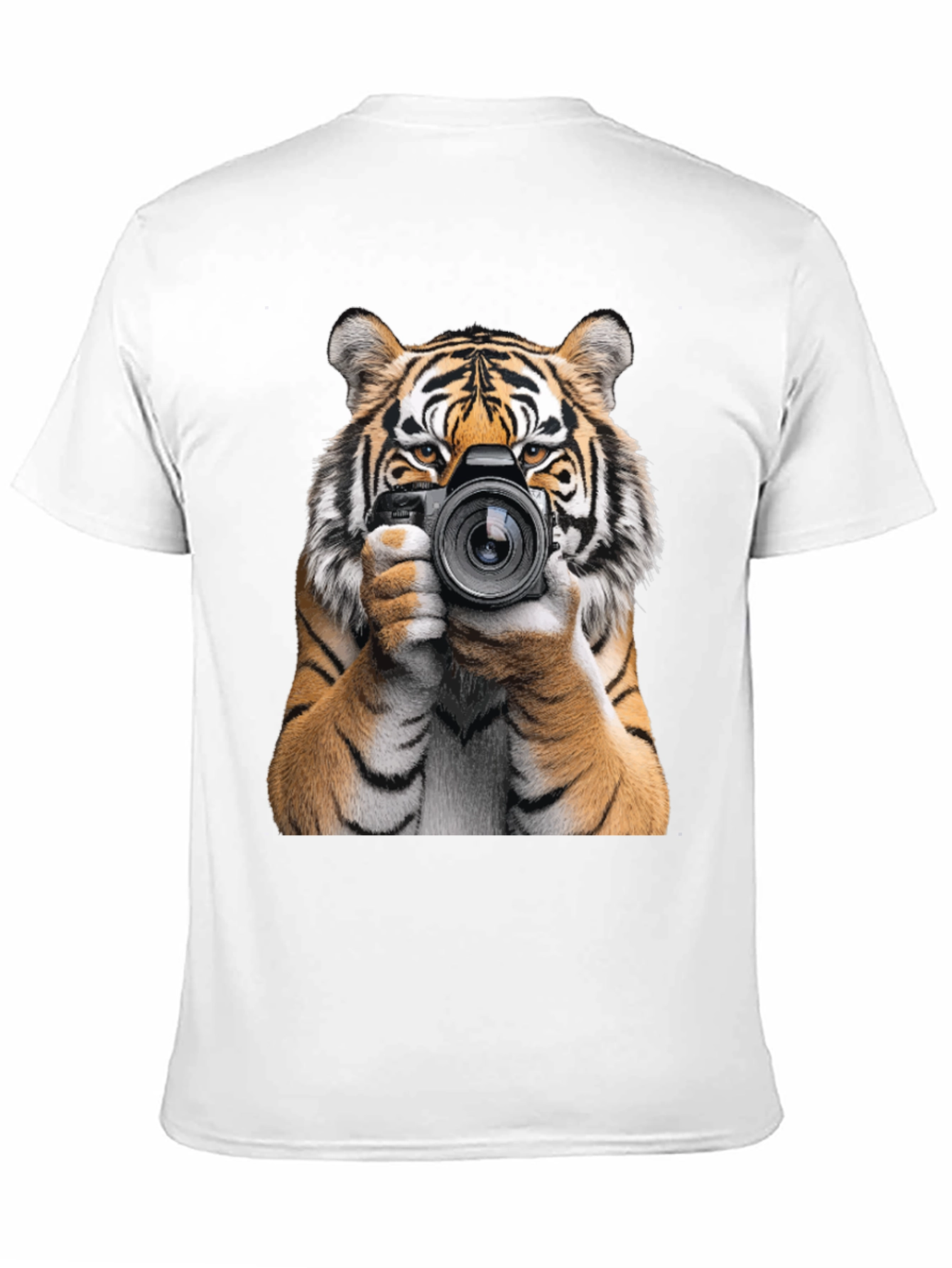 Black Tiger Photographer Graphic T-Shirt - Animal Lover Tee view 11