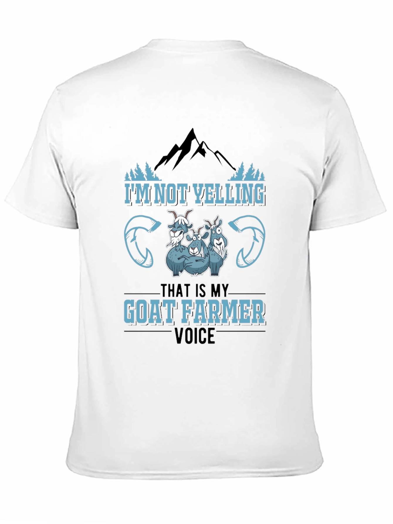 Black Goat Farmer Voice Black T-Shirt view 11