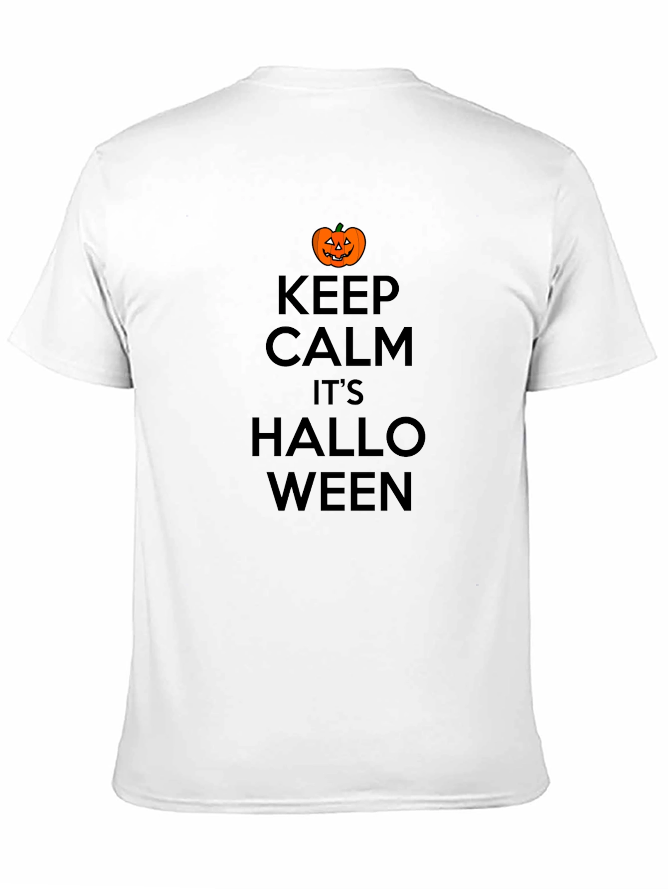 Black Keep Calm Halloween T-Shirt - Spooky Season Style view 11