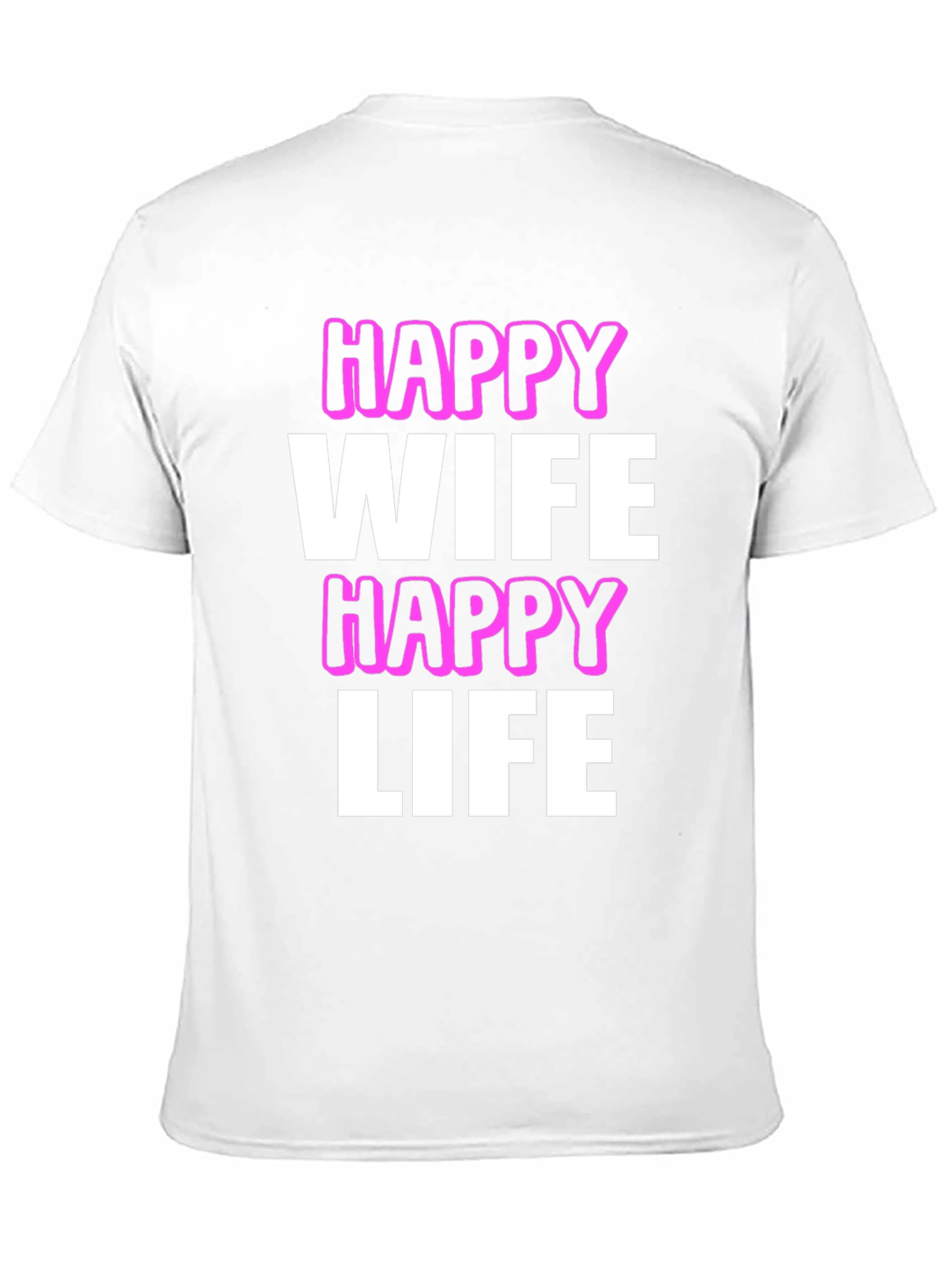 Black Happy Wife Happy Life Graphic Tee view 11