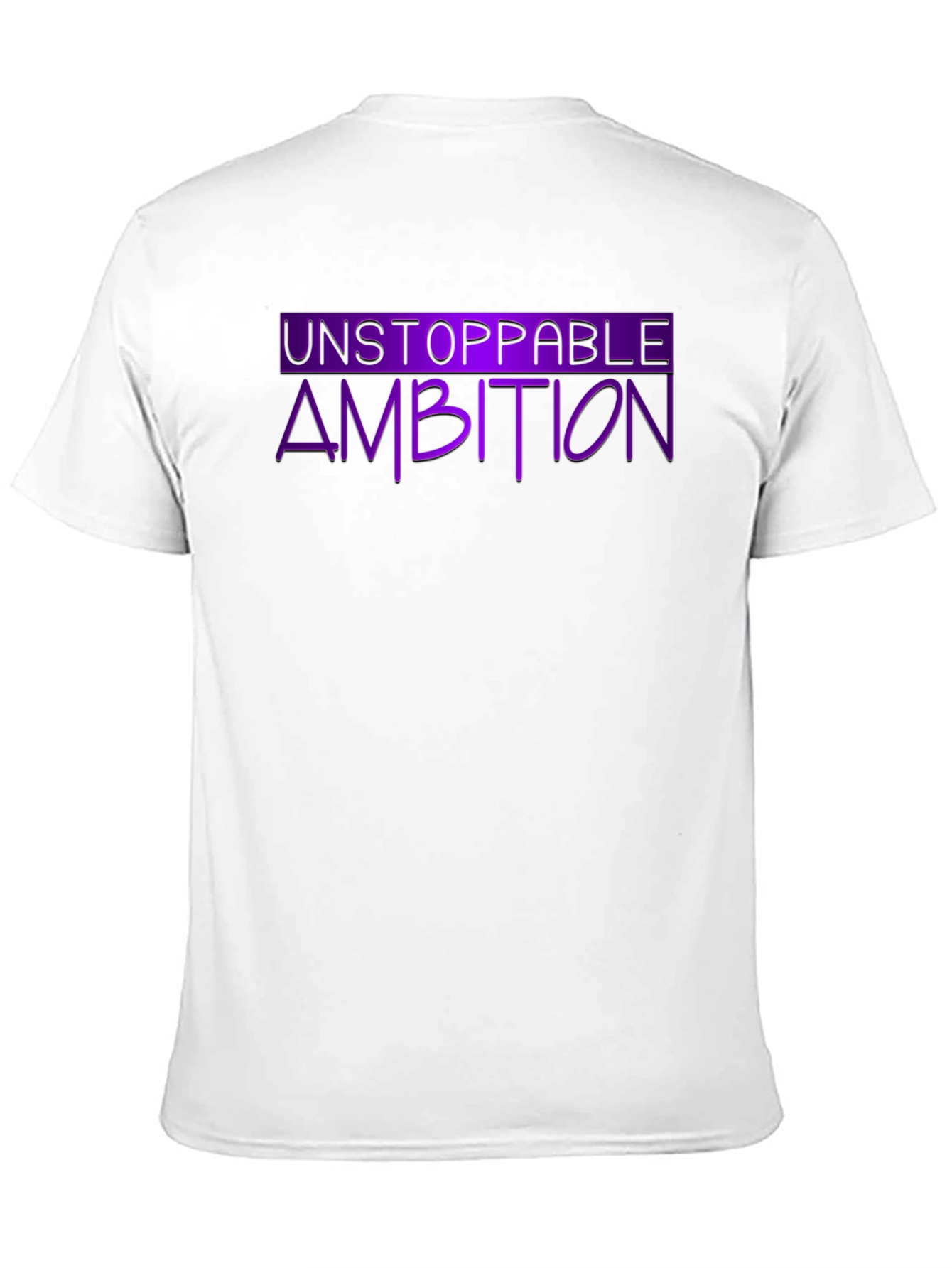 Black Unstoppable Ambition Graphic Tee view 11