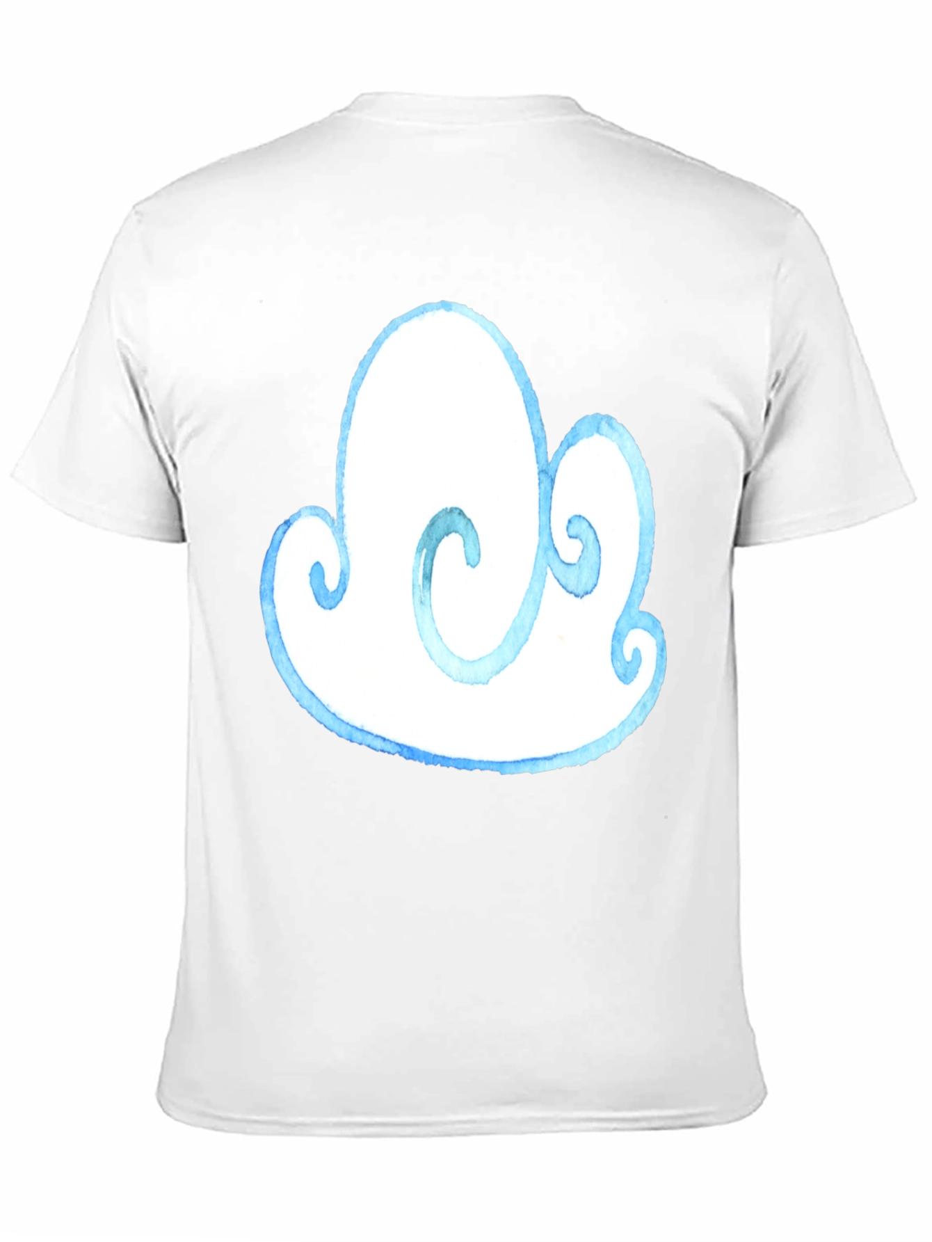 Black Cloud Graphic Tee - Black Cotton T-Shirt view 11