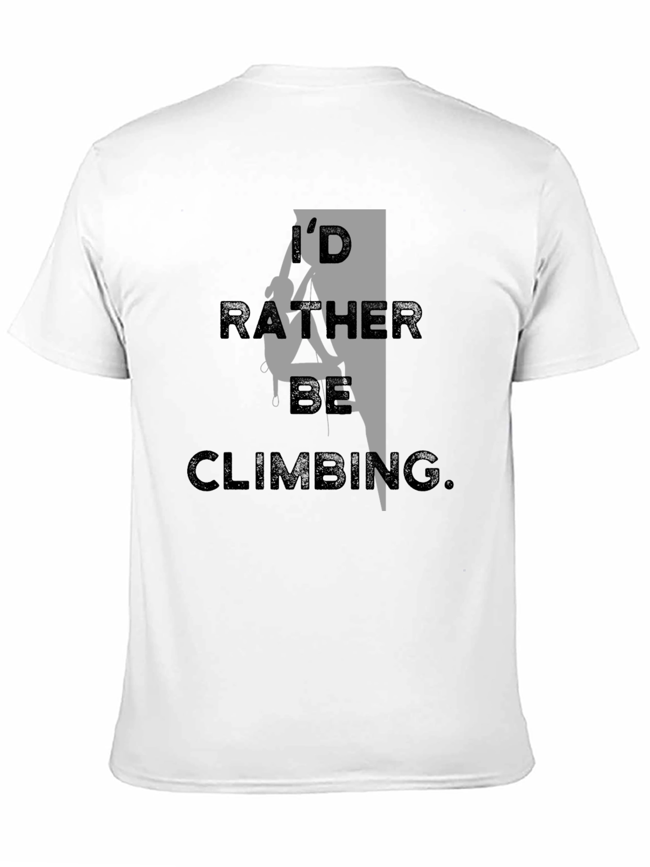 I'd Rather Be Climbing Black T-Shirt - 11