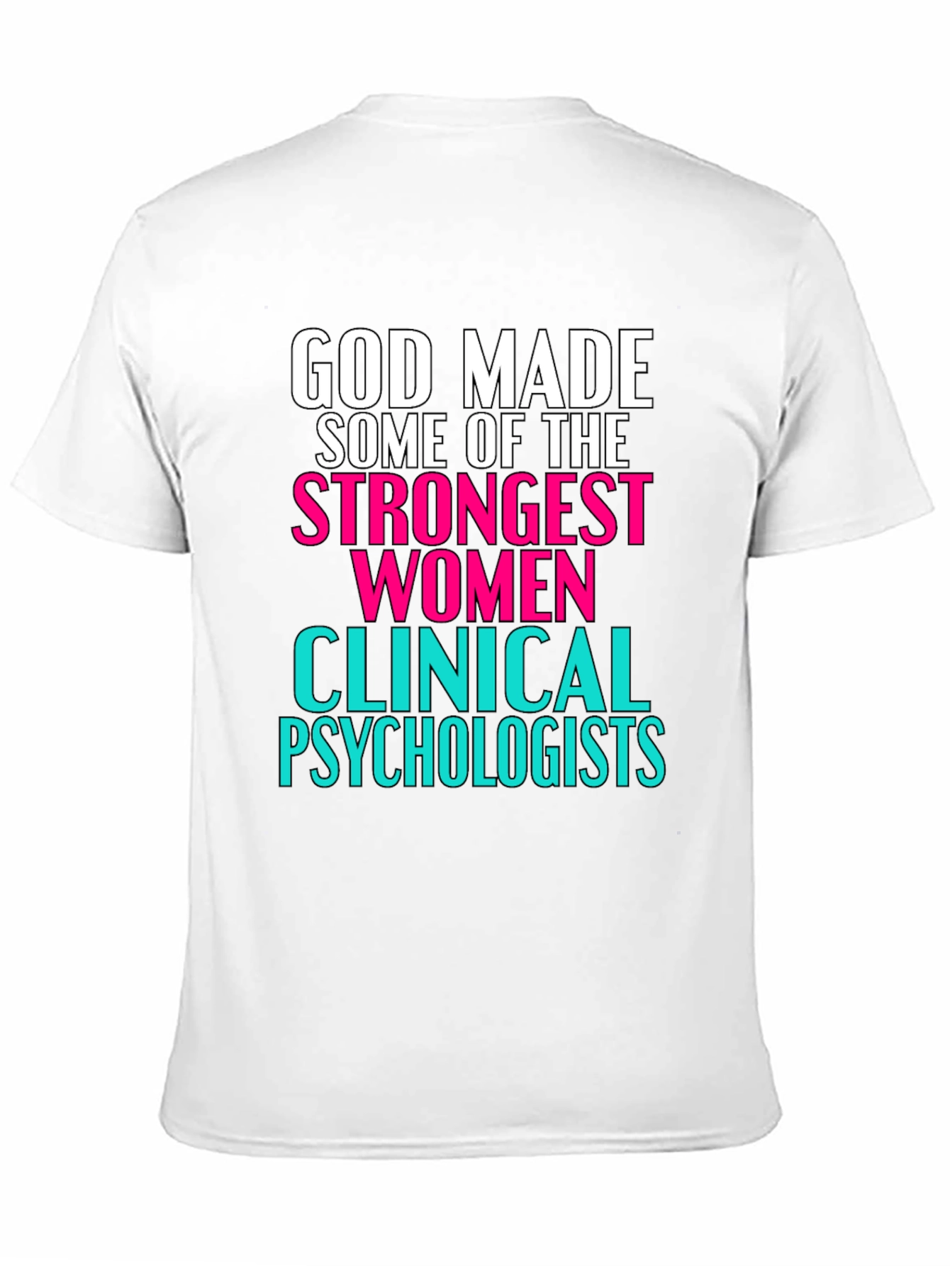 Black Strong Women Clinical Psychologist T-Shirt view 11