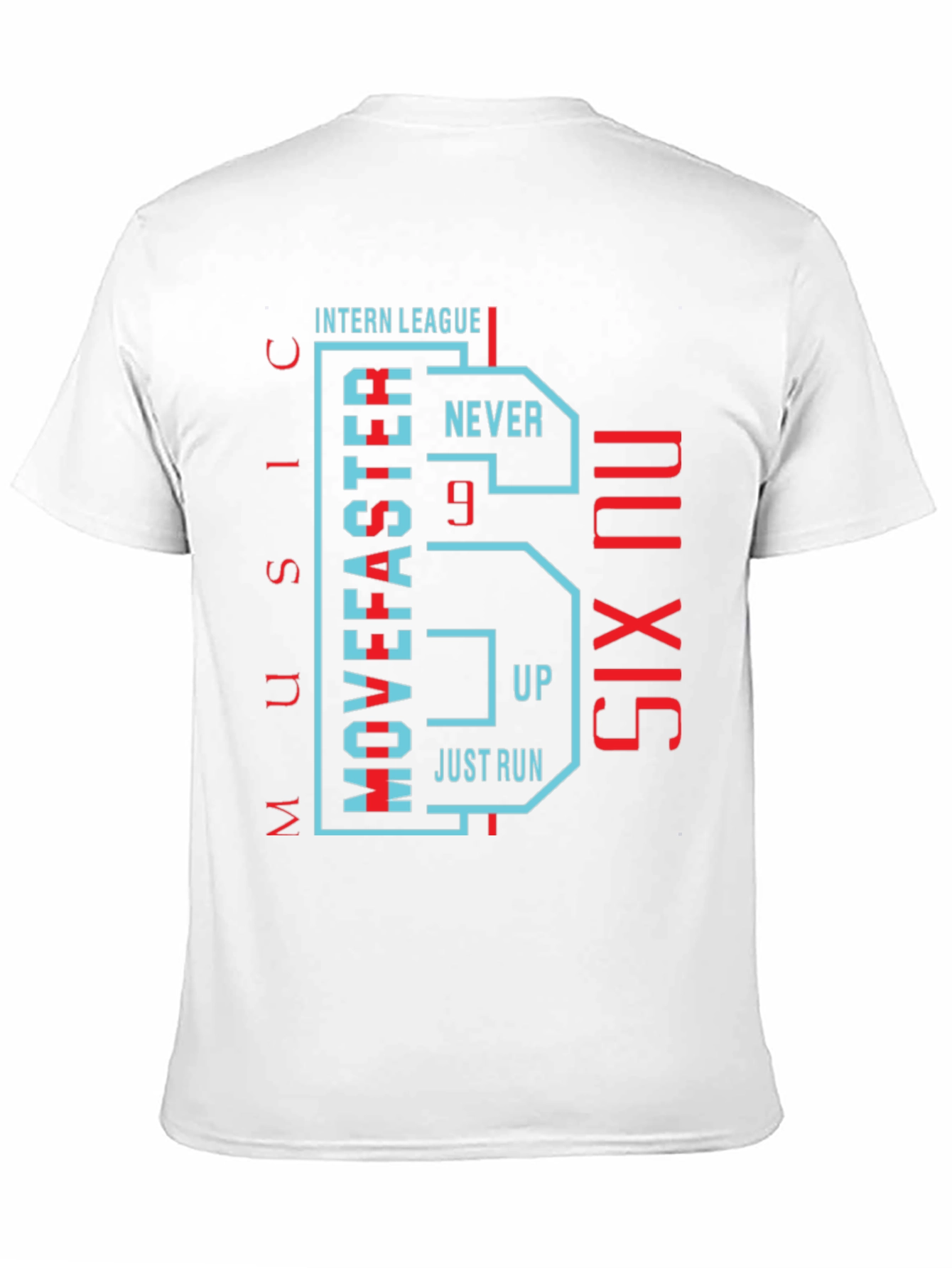 Black Men's Graphic Print Crew Neck T-Shirt view 11