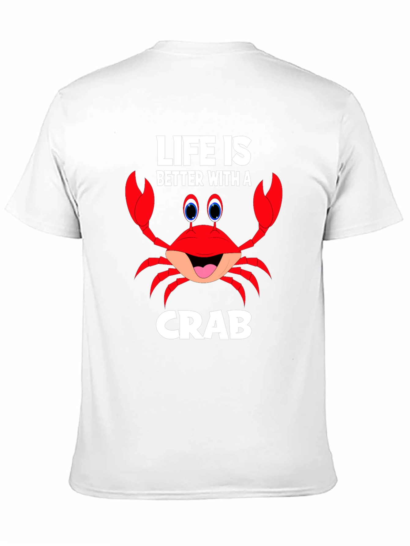 Black Life is Better with a Crab Funny Graphic T-Shirt view 11