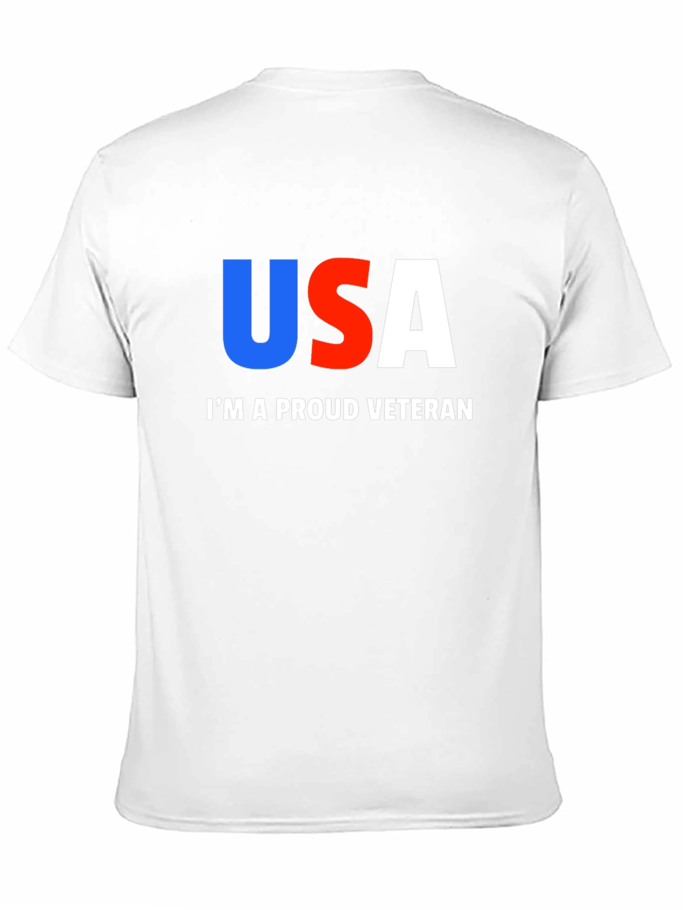 Black Proud Veteran USA Graphic T-Shirt view 11