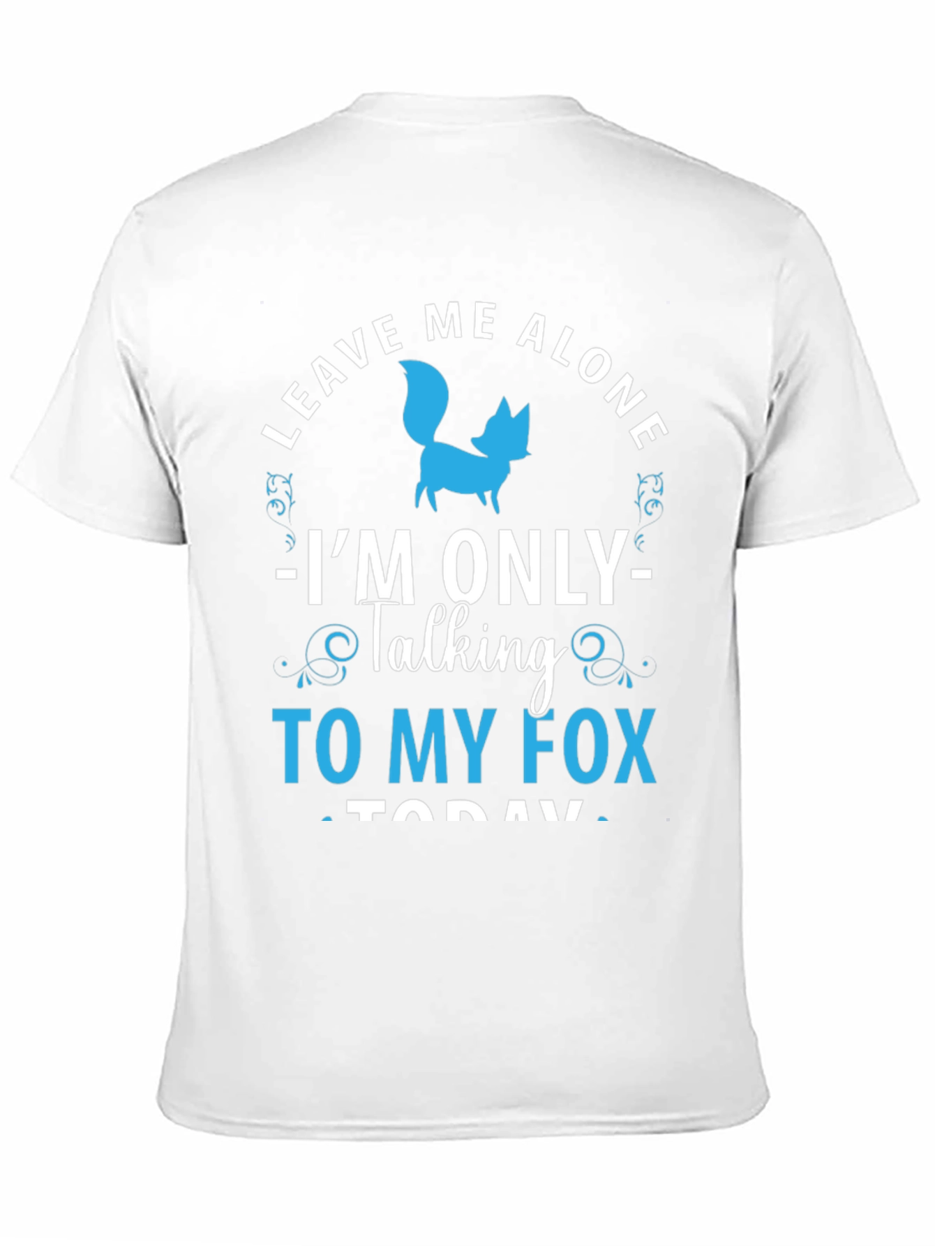 Black Leave Me Alone Fox T-Shirt - Animal Lover Tee view 11