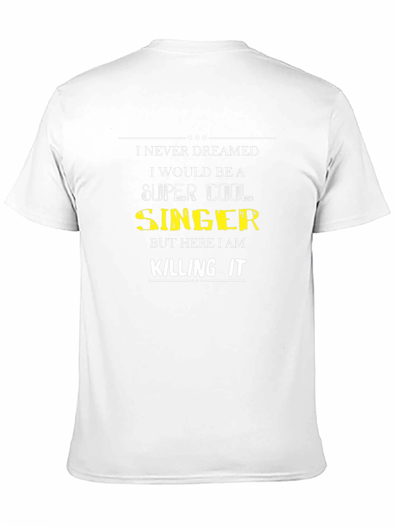 Black Super Cool Singer Graphic Tee view 11