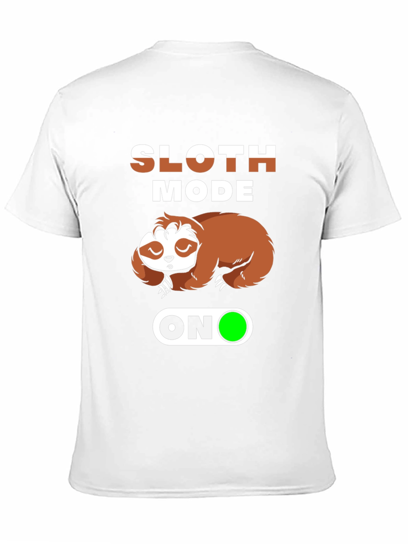 Black Sloth Mode On T-Shirt - Comfy, Relaxed Fit view 11