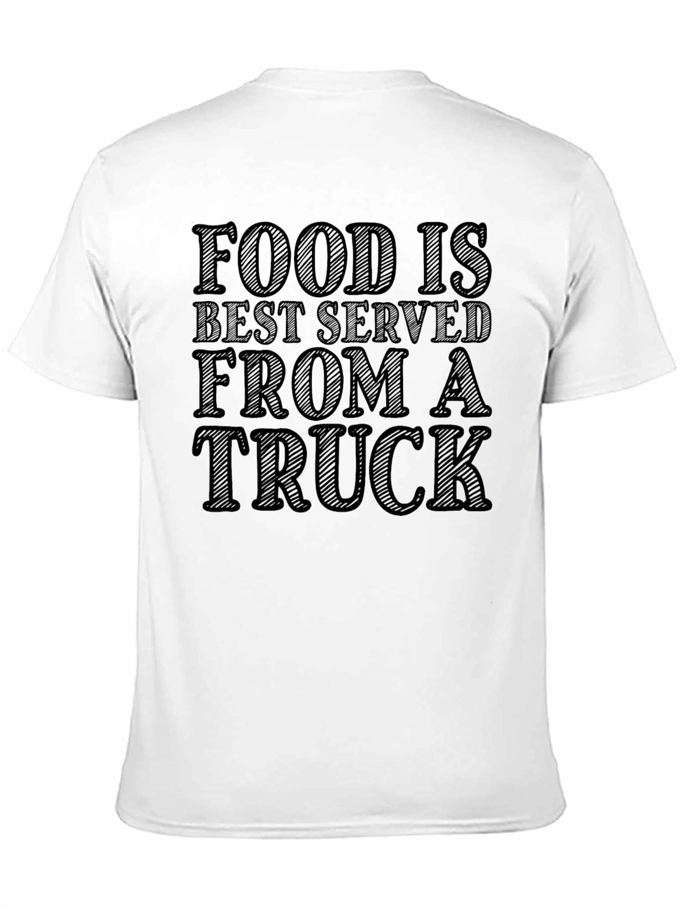 Black Food Truck T-Shirt - Best Food From a Truck Tee view 11