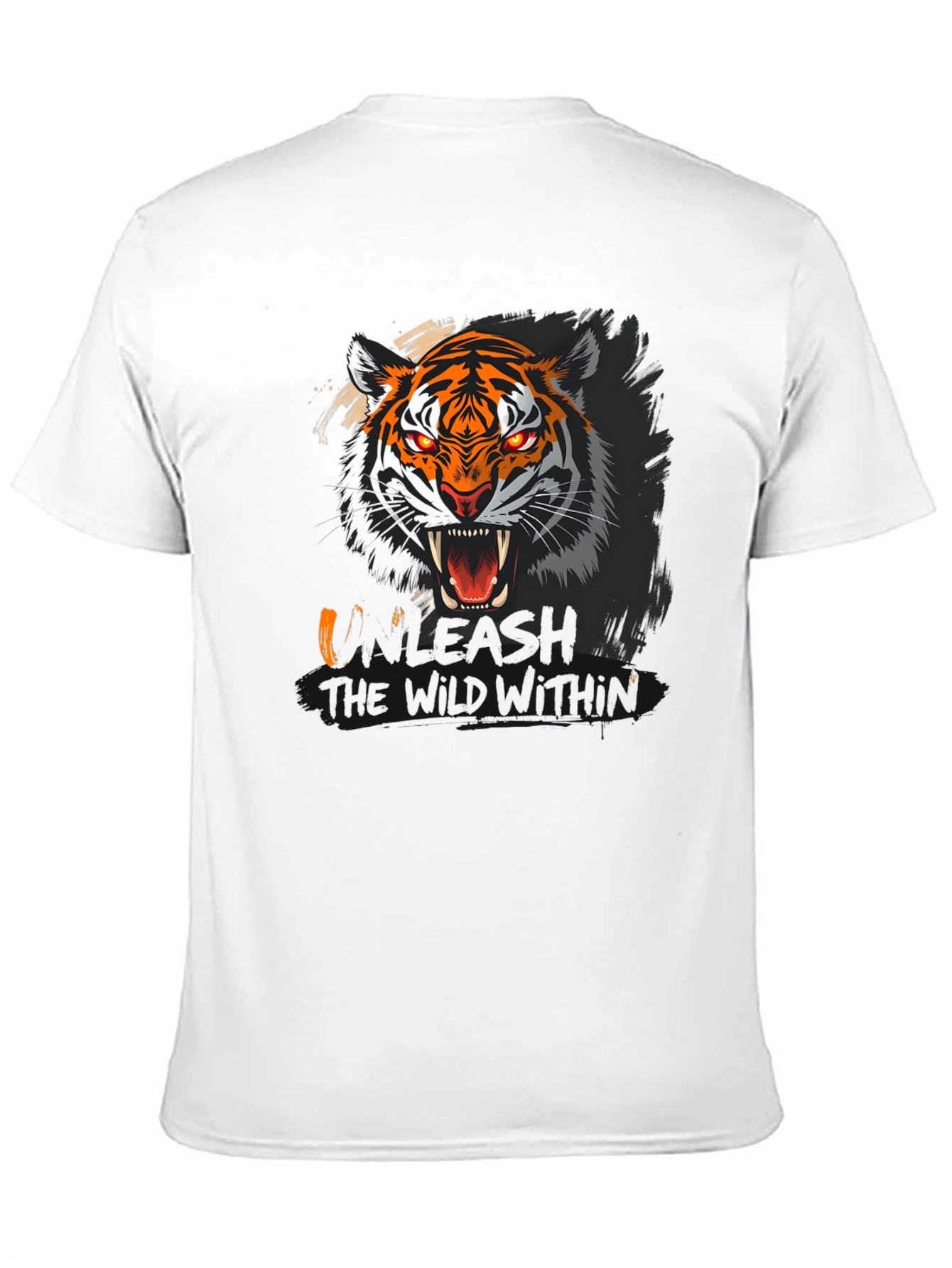 Black Unleash the Wild Within Graphic T-Shirt view 11