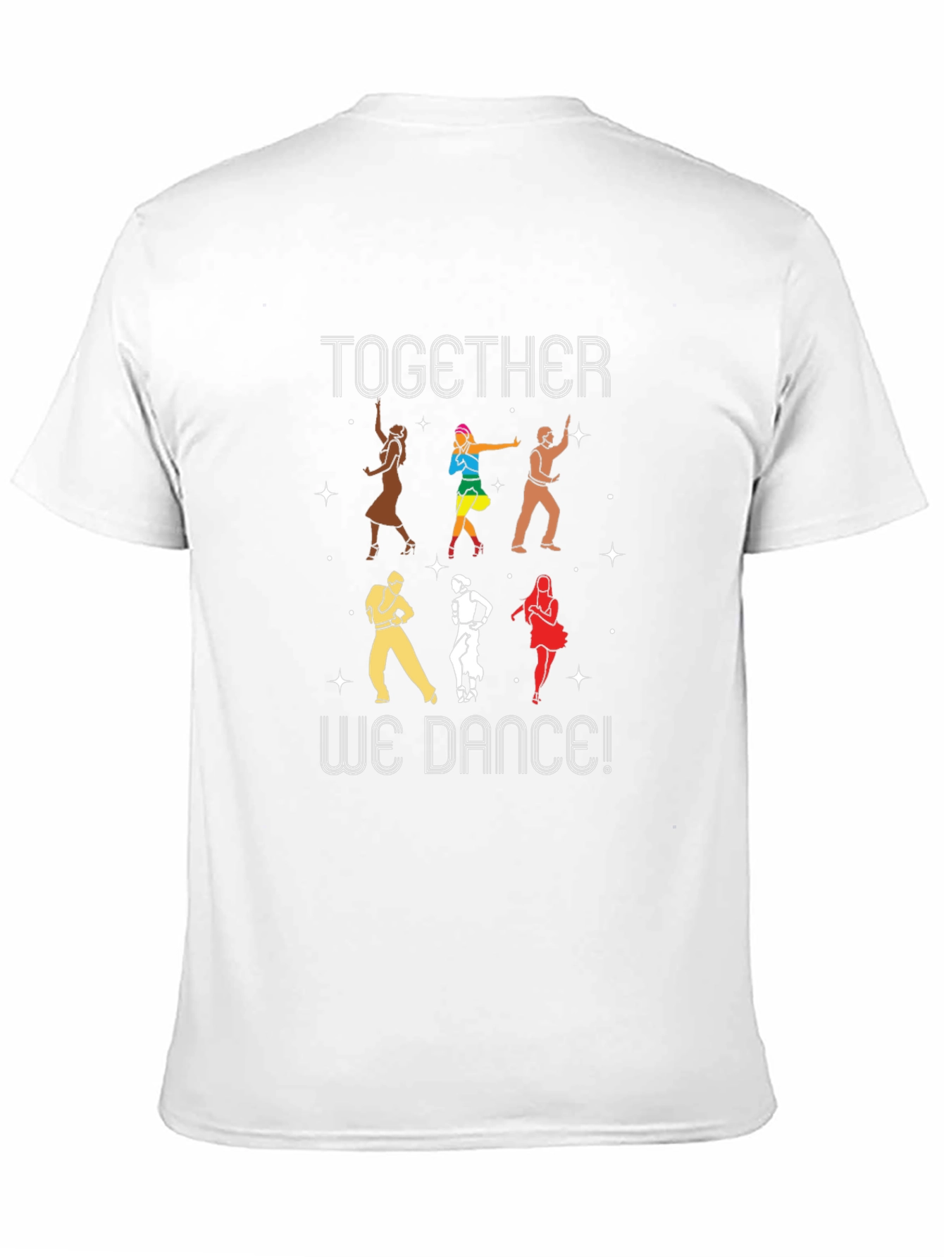 Black Together We Dance T-Shirt - Fun & Colorful! view 11