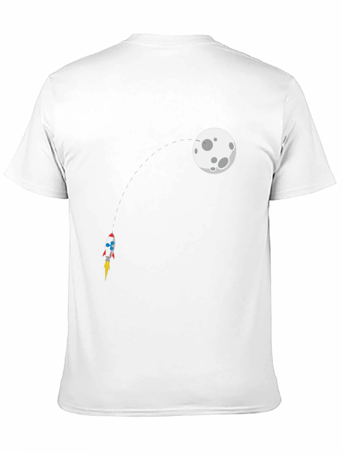 Black Rocket to the Moon Graphic Tee - Black view 11