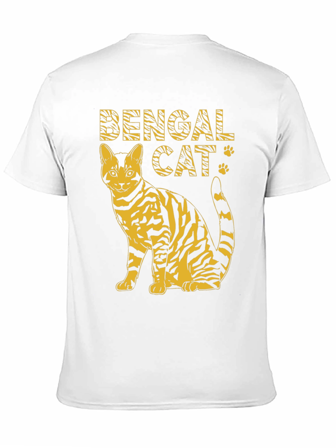 Black Bengal Cat Graphic Tee - Animal Print Shirt view 11
