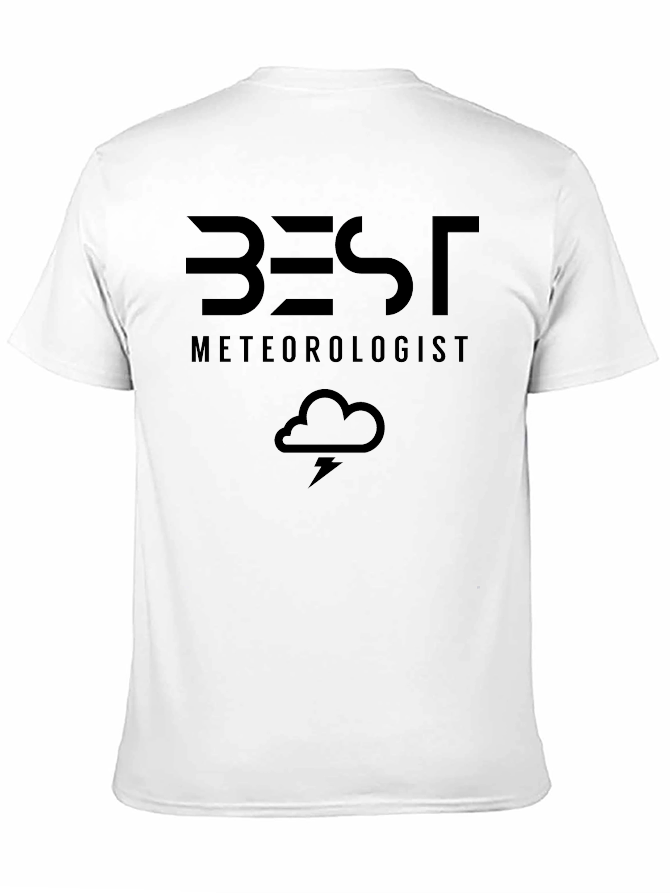 Black Best Meteorologist Black T-Shirt Weather Science Gift view 11