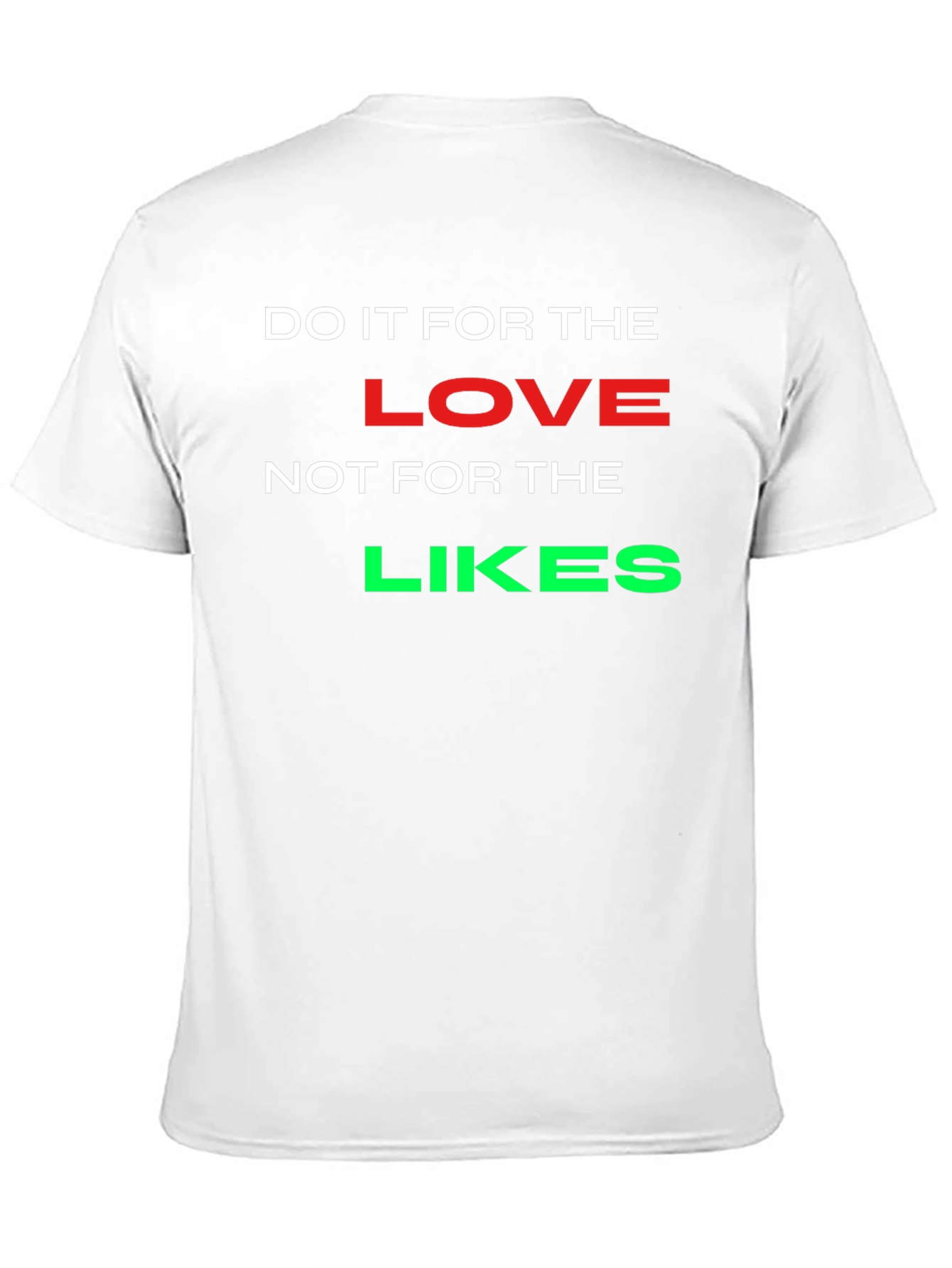 Black Do it for the Love T-Shirt - Black view 11