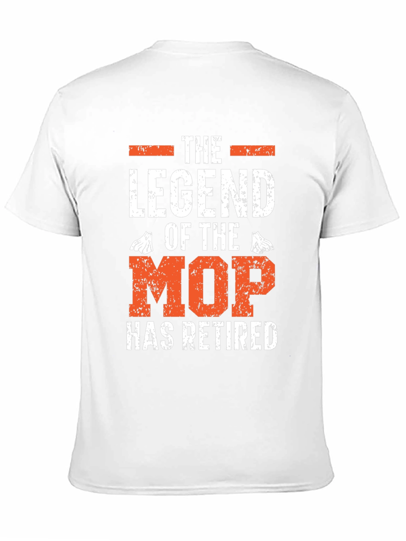 Black Retired Legend of the Mop Graphic T-Shirt view 11