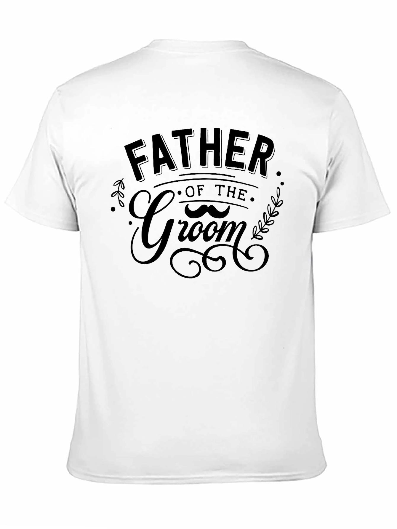 Father of the Groom Black Graphic Tee - 11