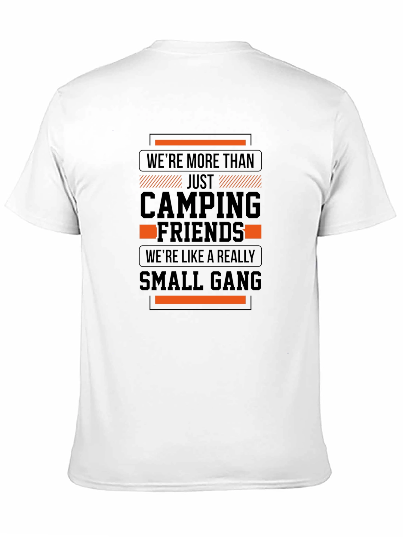Black Camping Friends Small Gang Graphic Tee view 11