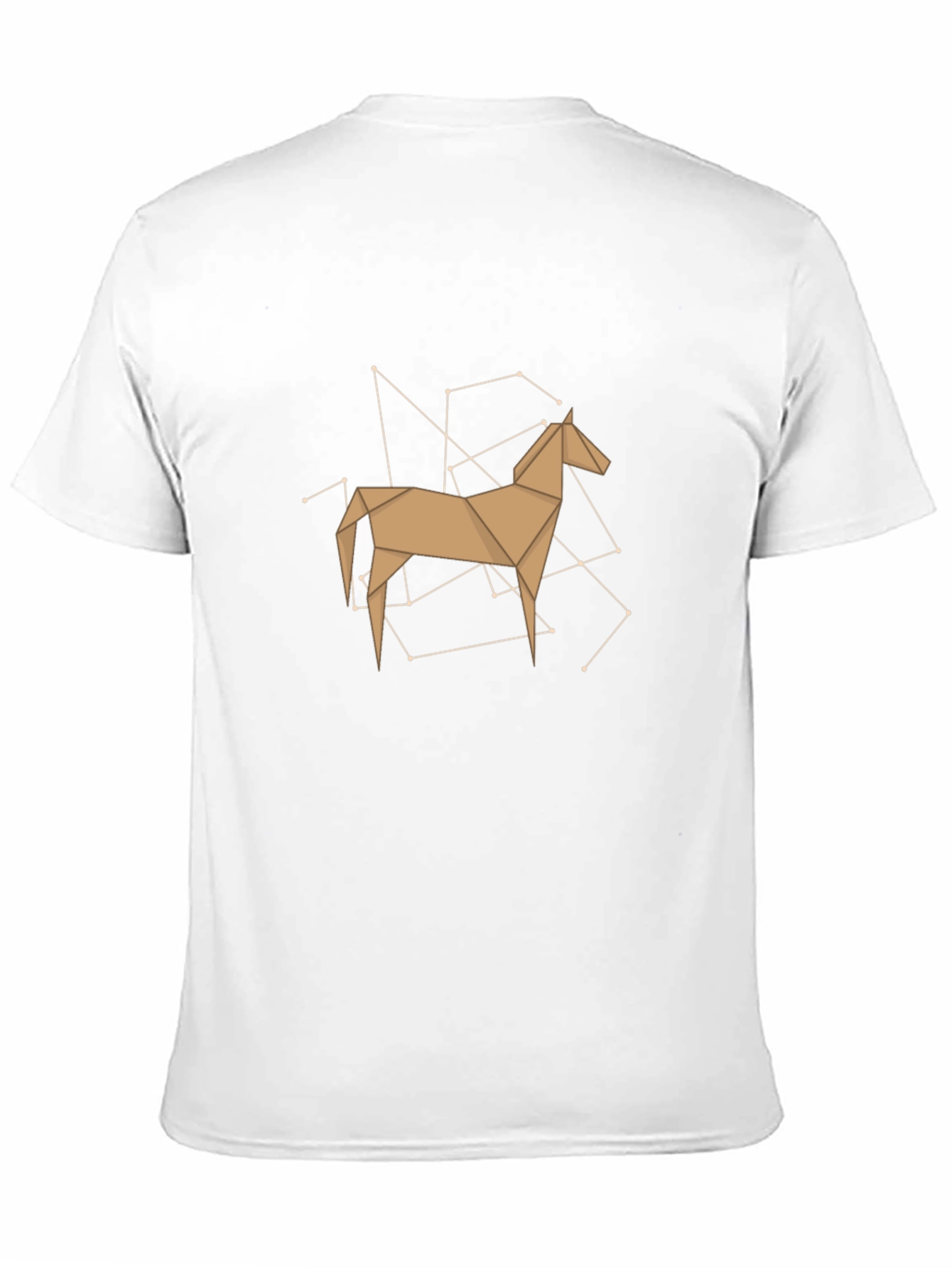Black Geometric Horse T-Shirt - Stylish & Modern view 11