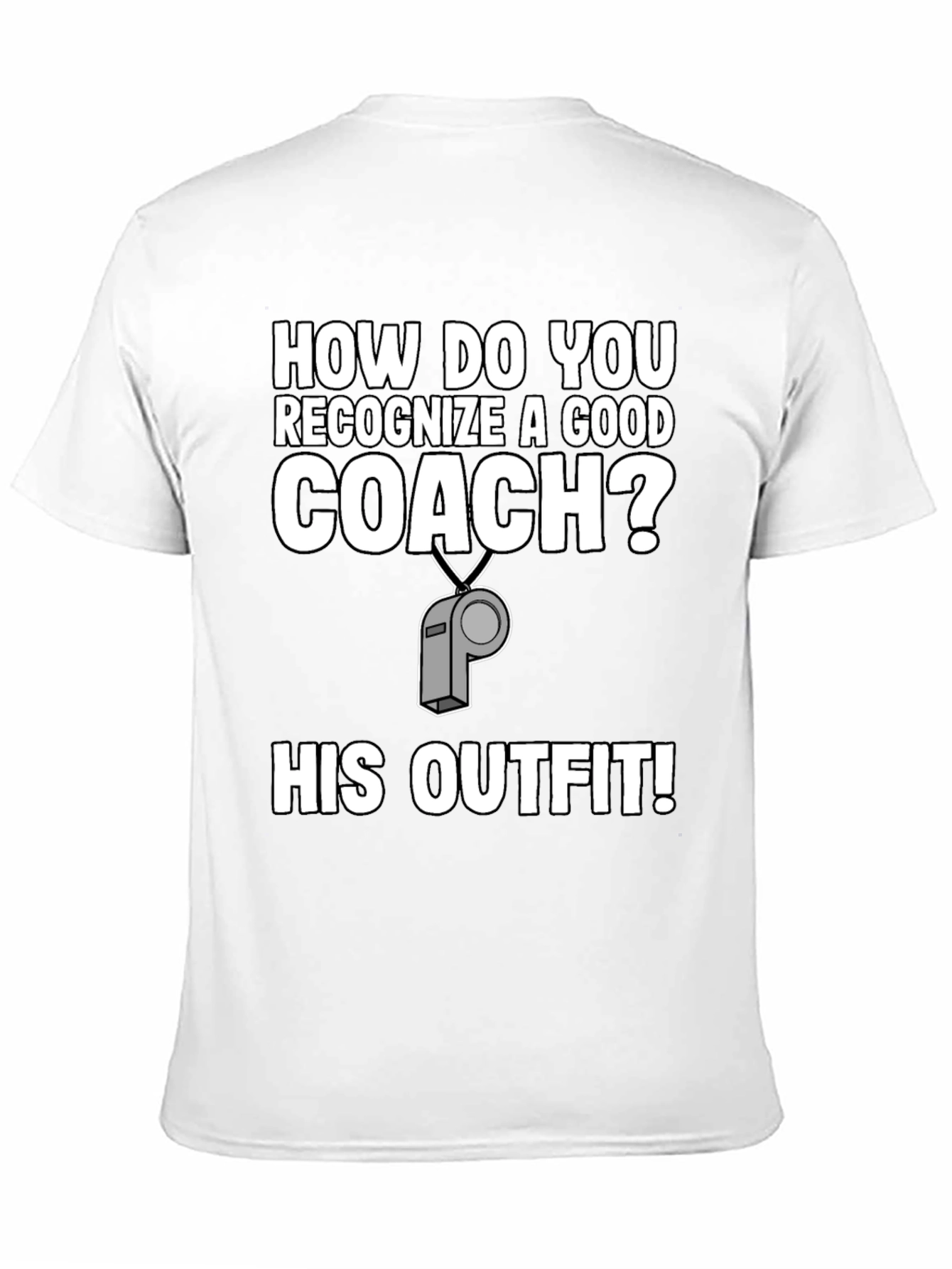 Black Funny Coach Outfit T-Shirt view 11