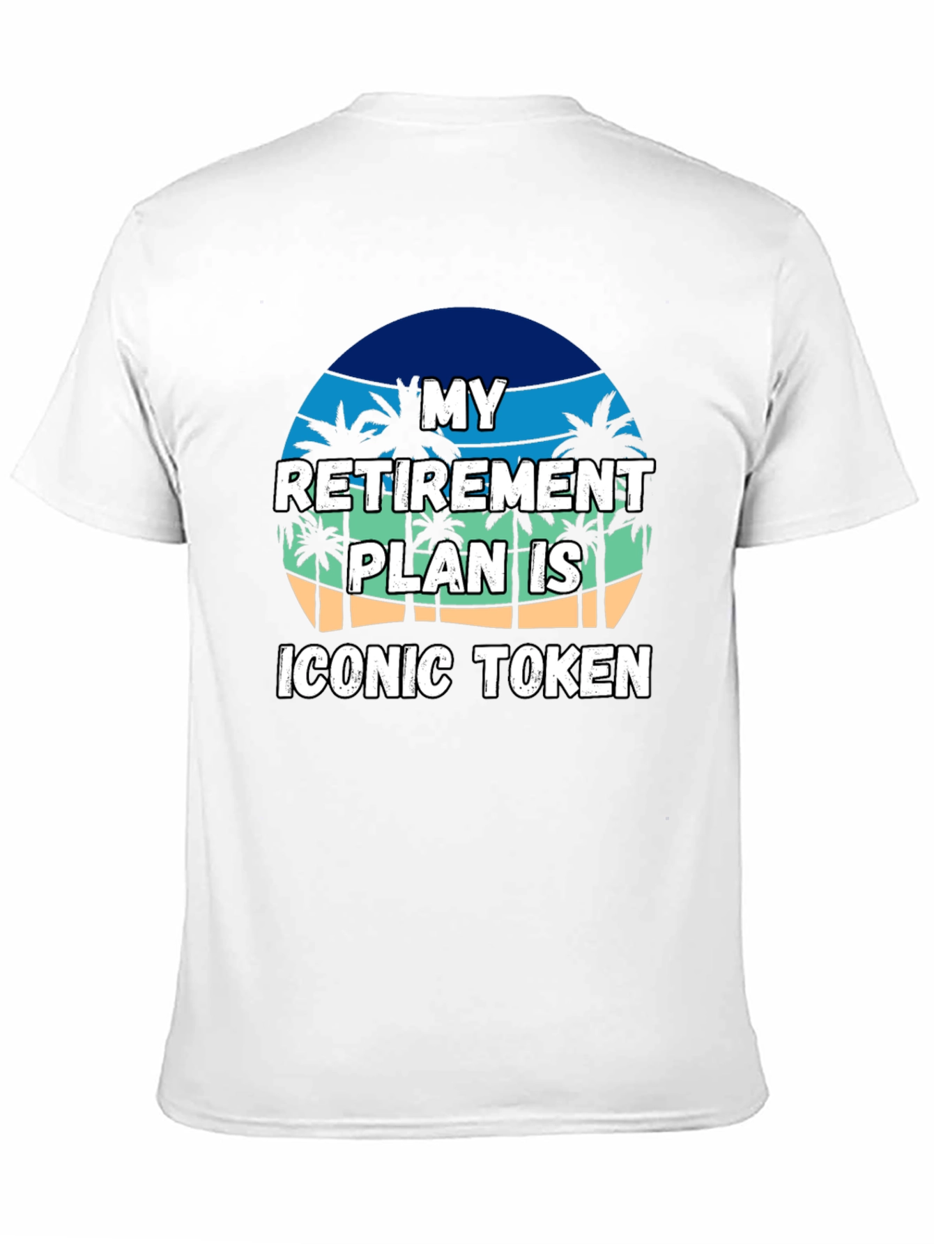 Black Retirement Plan Iconic Token T-Shirt view 11