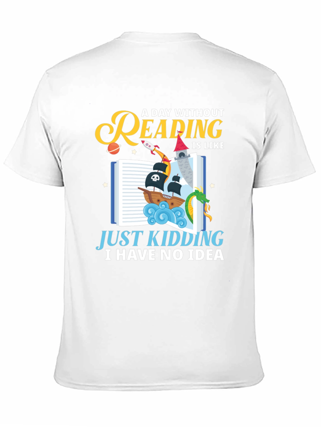 Black Funny Reading T-Shirt - Book Lover Gift view 11