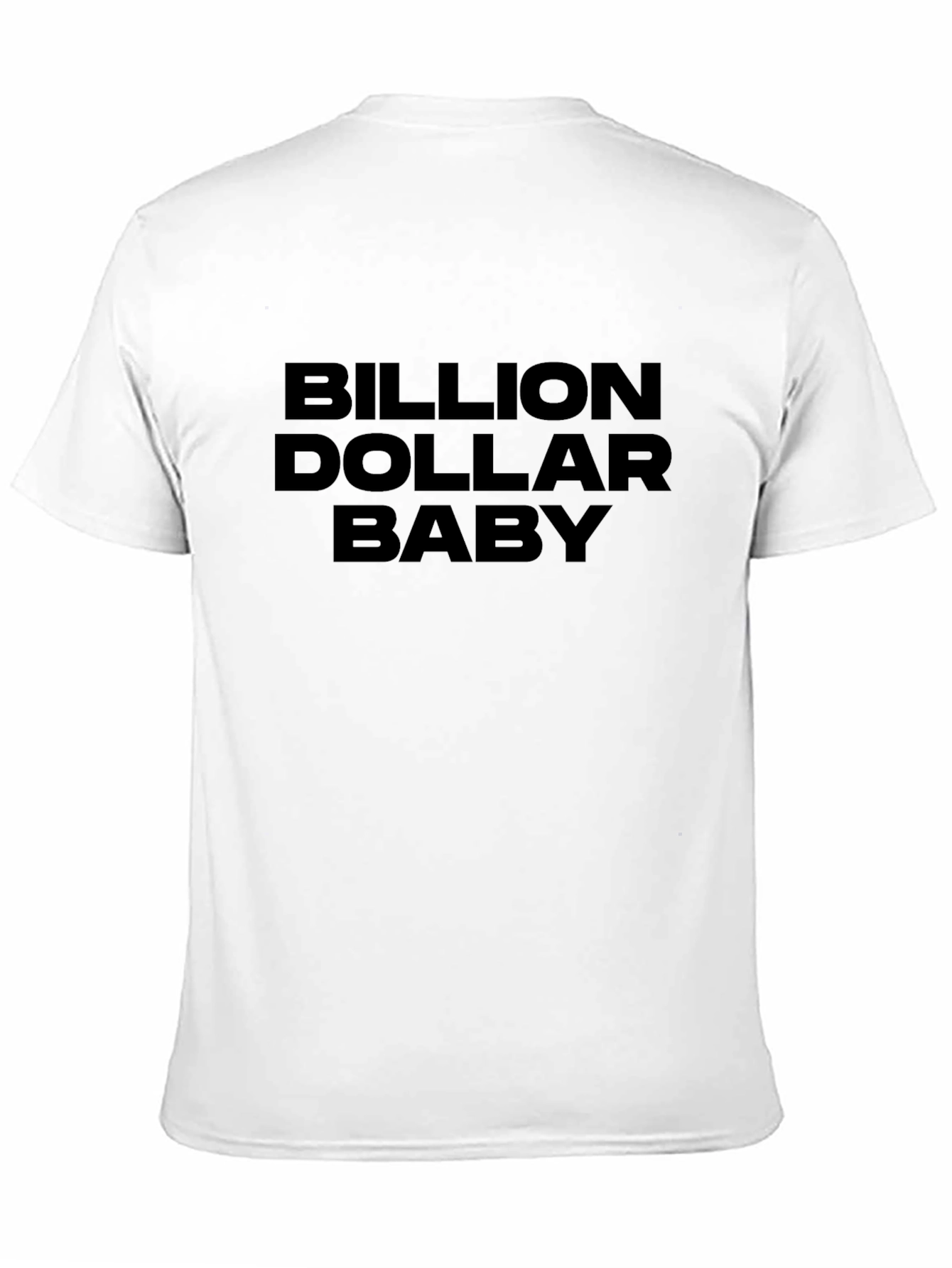 Black Billion Dollar Baby Graphic Tee - Black Cotton T-Shirt view 11