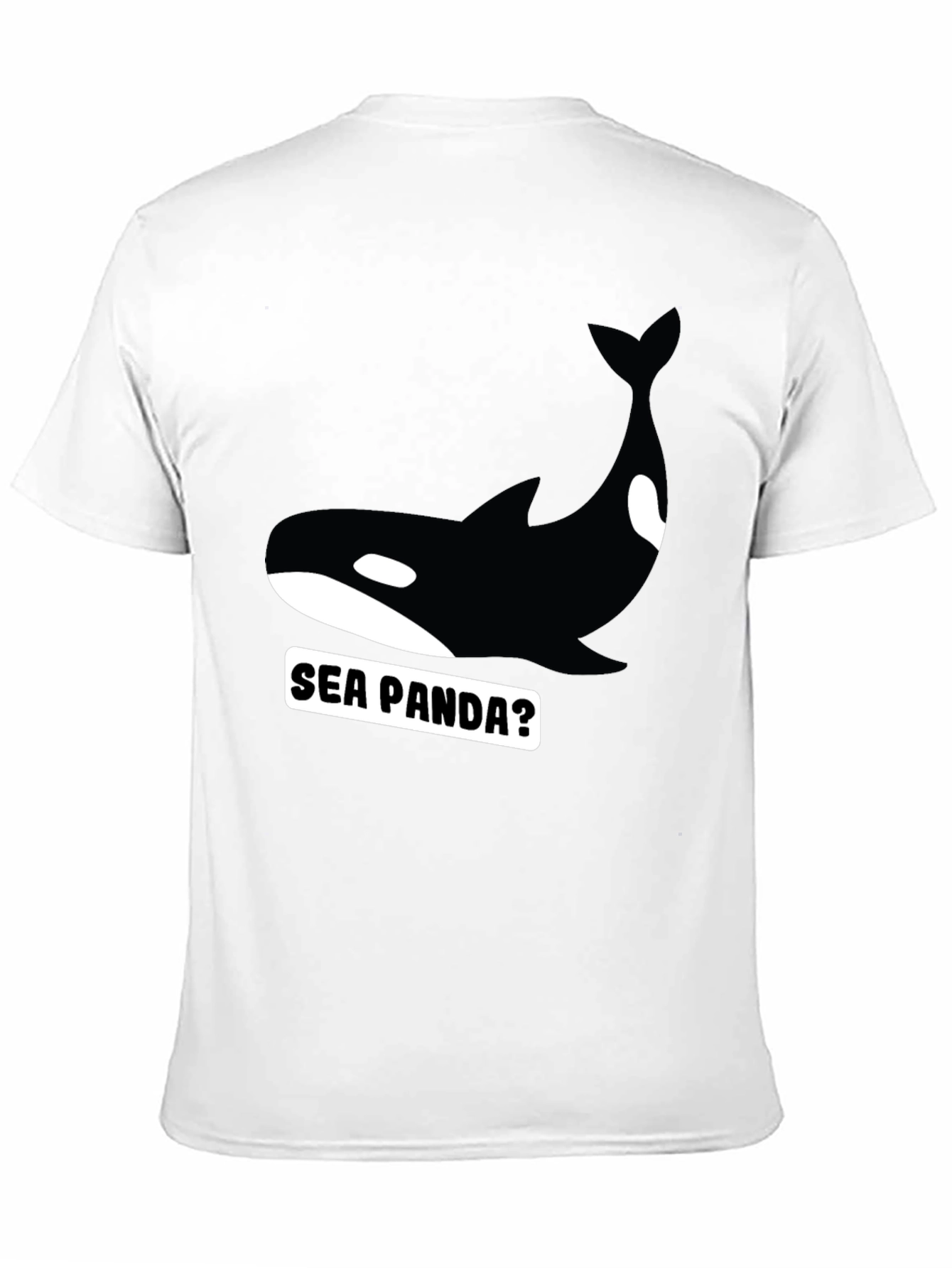 Sea Panda Graphic Tee - Black Orca T-Shirt - 11