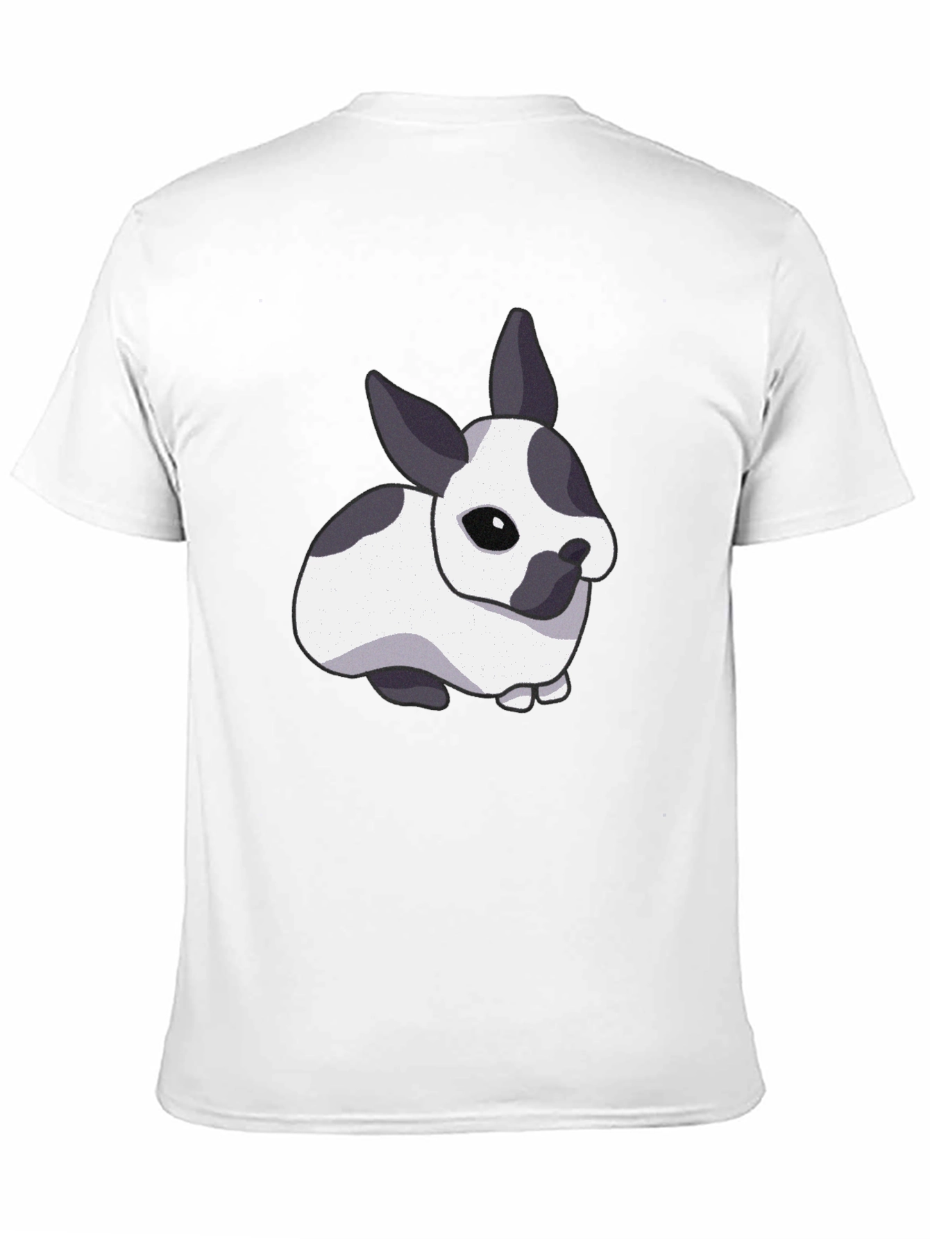 Black Cute Bunny Graphic T-Shirt - Black view 11