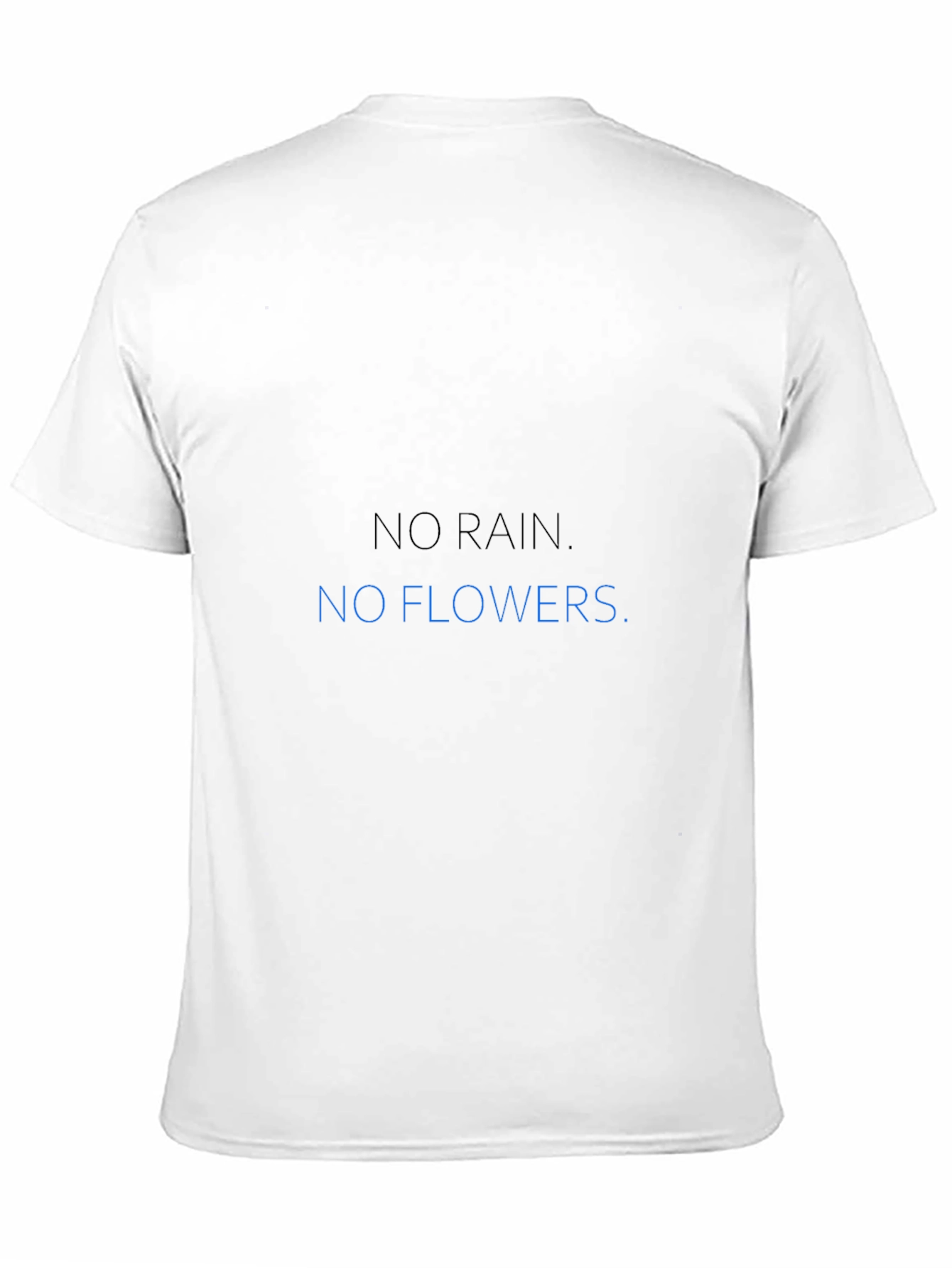 Black No Rain No Flowers Graphic Tee view 11