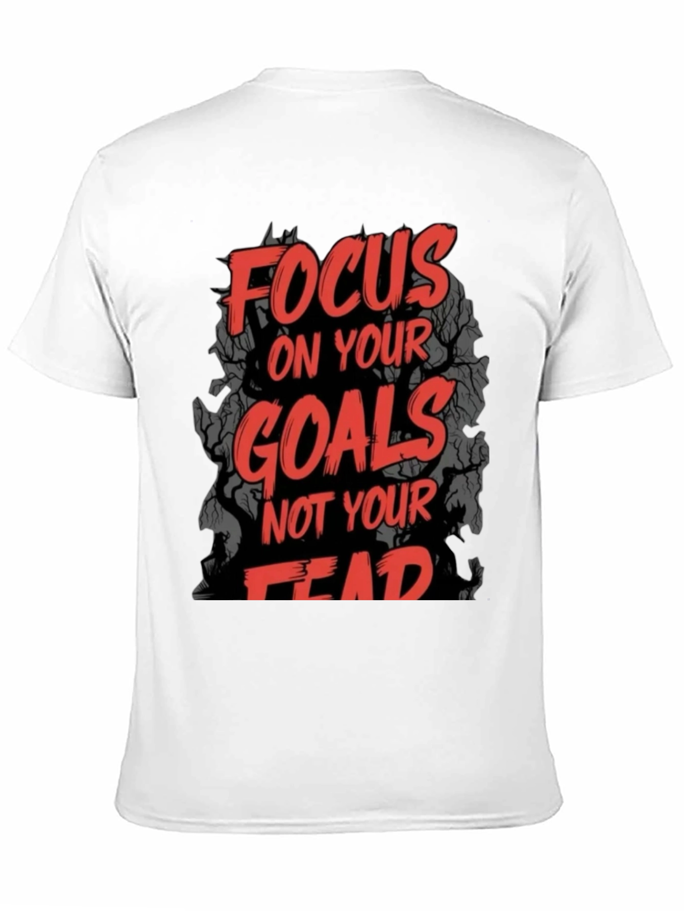 Black Focus on Goals Graphic T-Shirt view 11