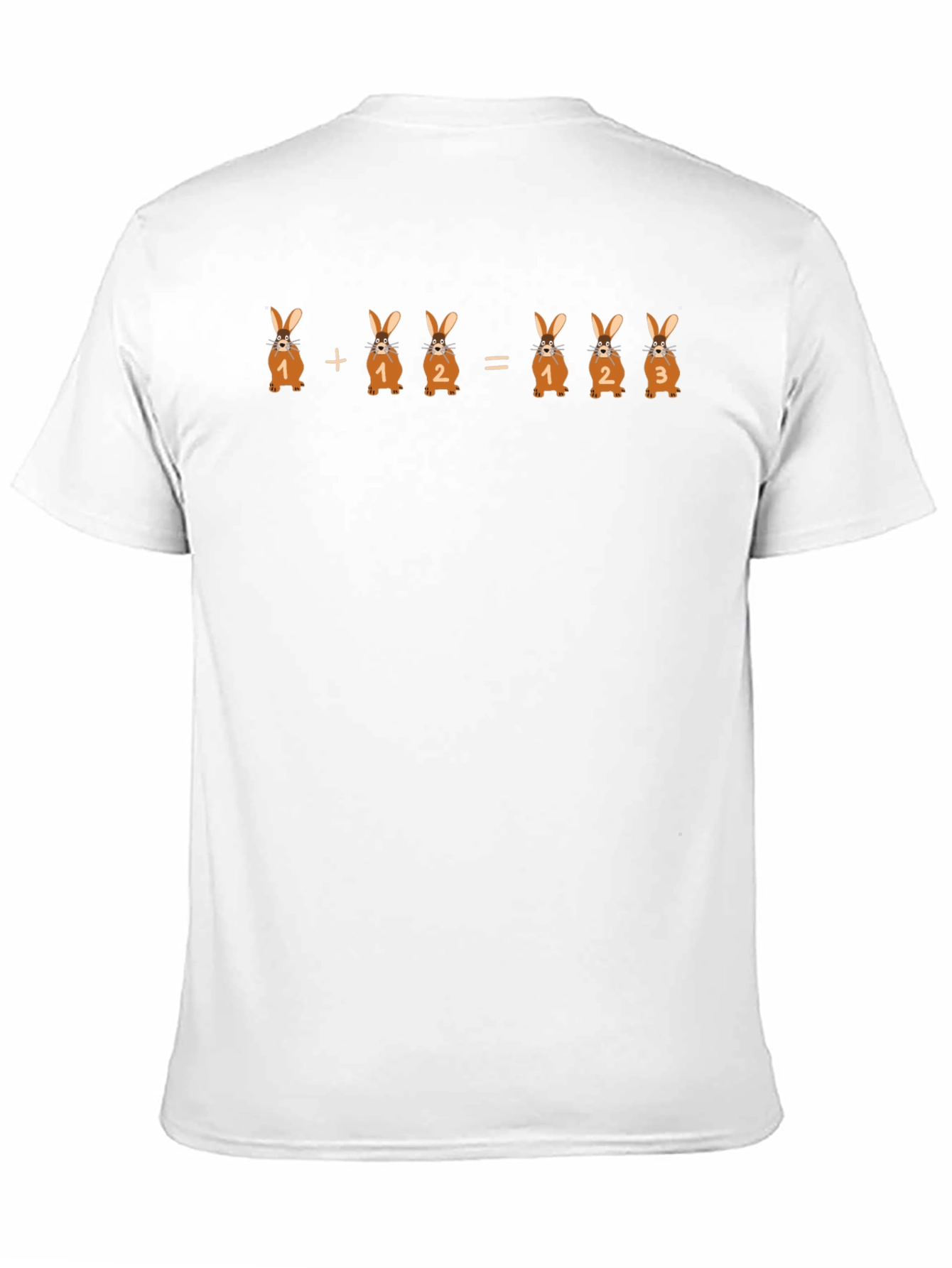 Black Math Bunny Graphic Tee view 11