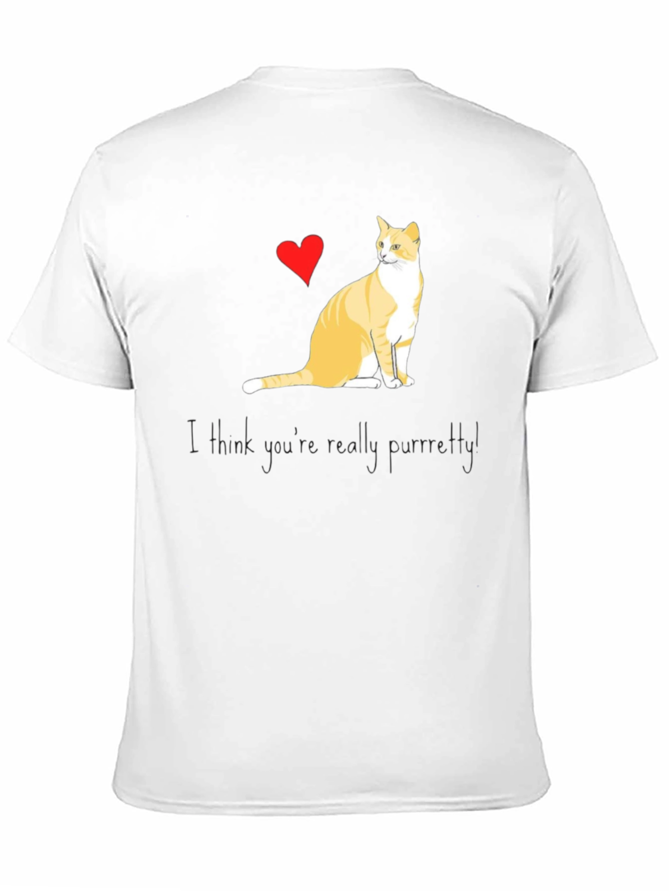 Black Purrfectly Pretty Cat Graphic T-Shirt view 11