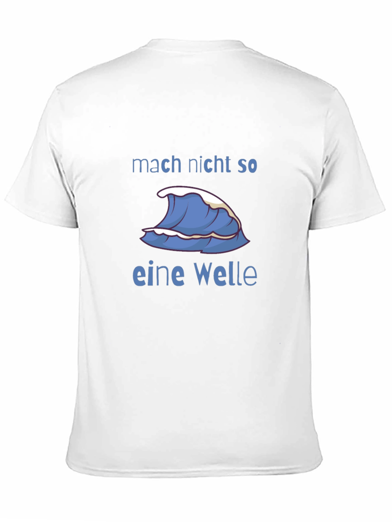 Black Mach Nicht So Eine Welle T-Shirt - Black Cotton Graphic Tee view 11