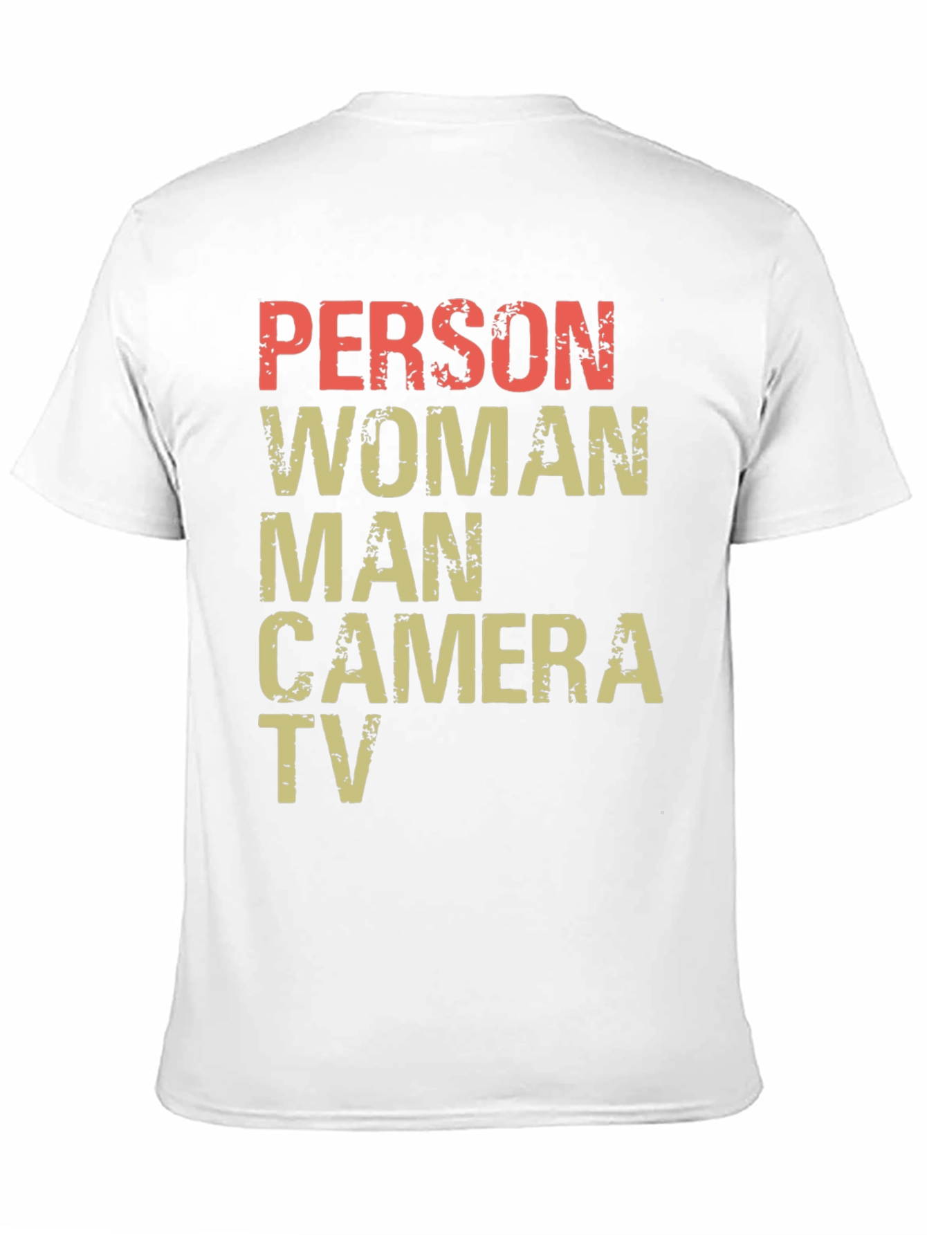 Black Person Woman Man Camera TV Men's T-Shirt view 11