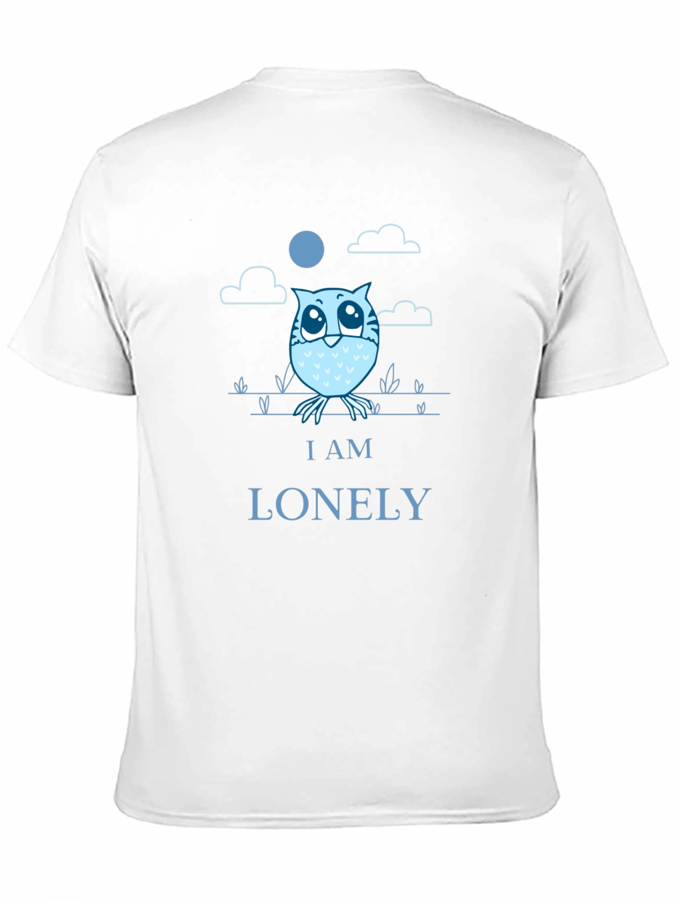 Black Lonely Owl Graphic T-Shirt - Comfort & Style view 11