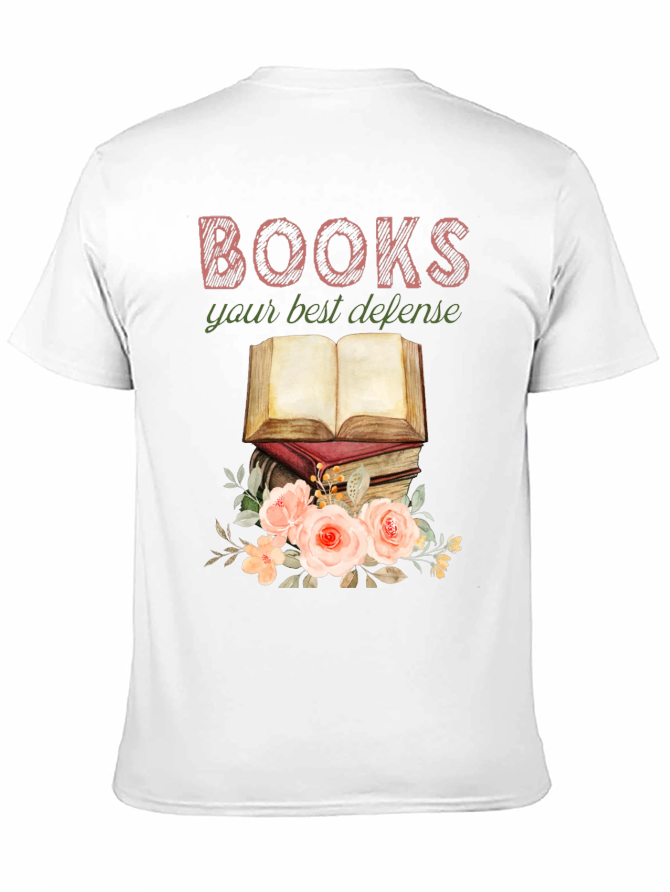 Black Books Your Best Defense Graphic Tee view 11